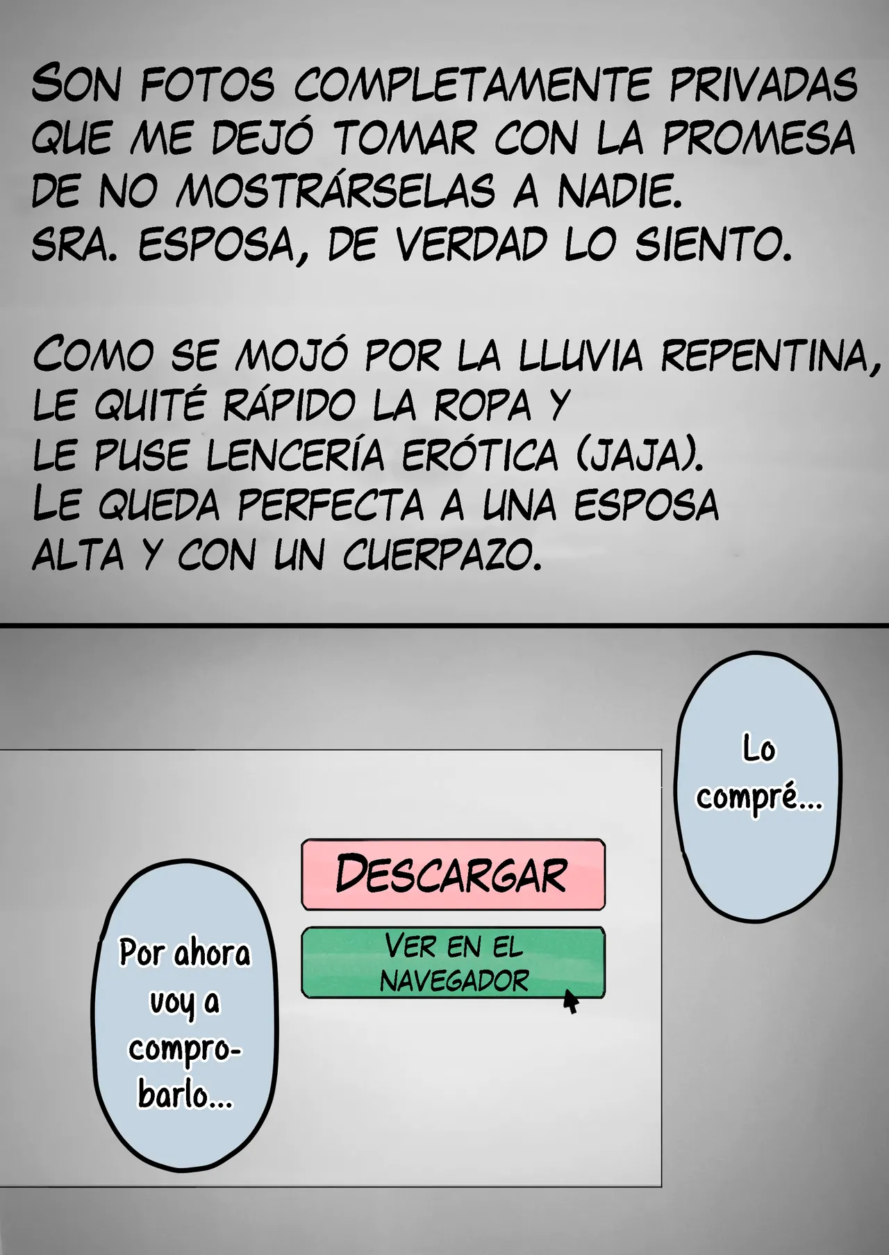 [September (Sanku)] Hamedori Ryuushutsu no Tsuma, Deepfake to Usobuku.｜La esposa cuyo video sexual se filtró dice que es DeepFake [Spanish] [La Legión Fantasma] 图片编号 12