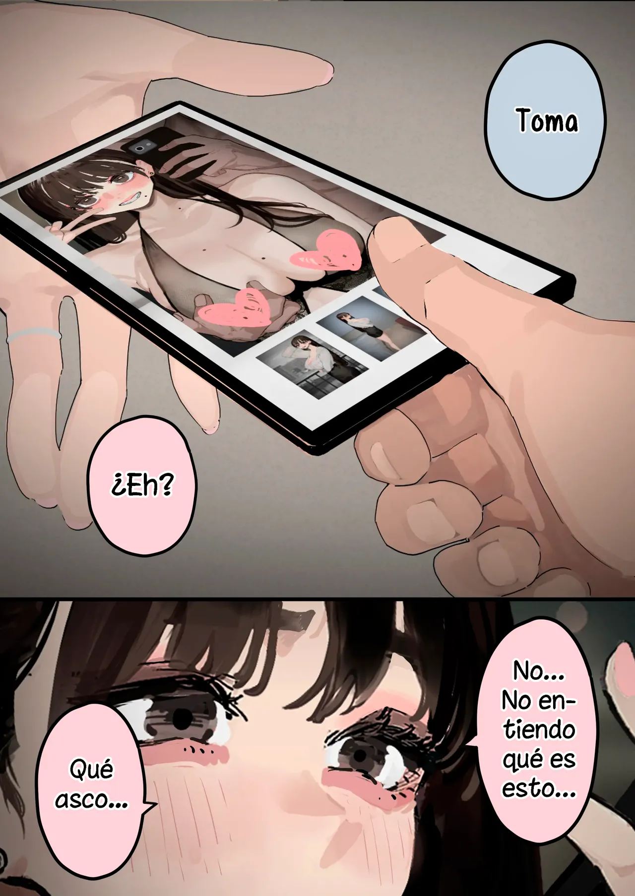 [September (Sanku)] Hamedori Ryuushutsu no Tsuma, Deepfake to Usobuku.｜La esposa cuyo video sexual se filtró dice que es DeepFake [Spanish] [La Legión Fantasma] 图片编号 35