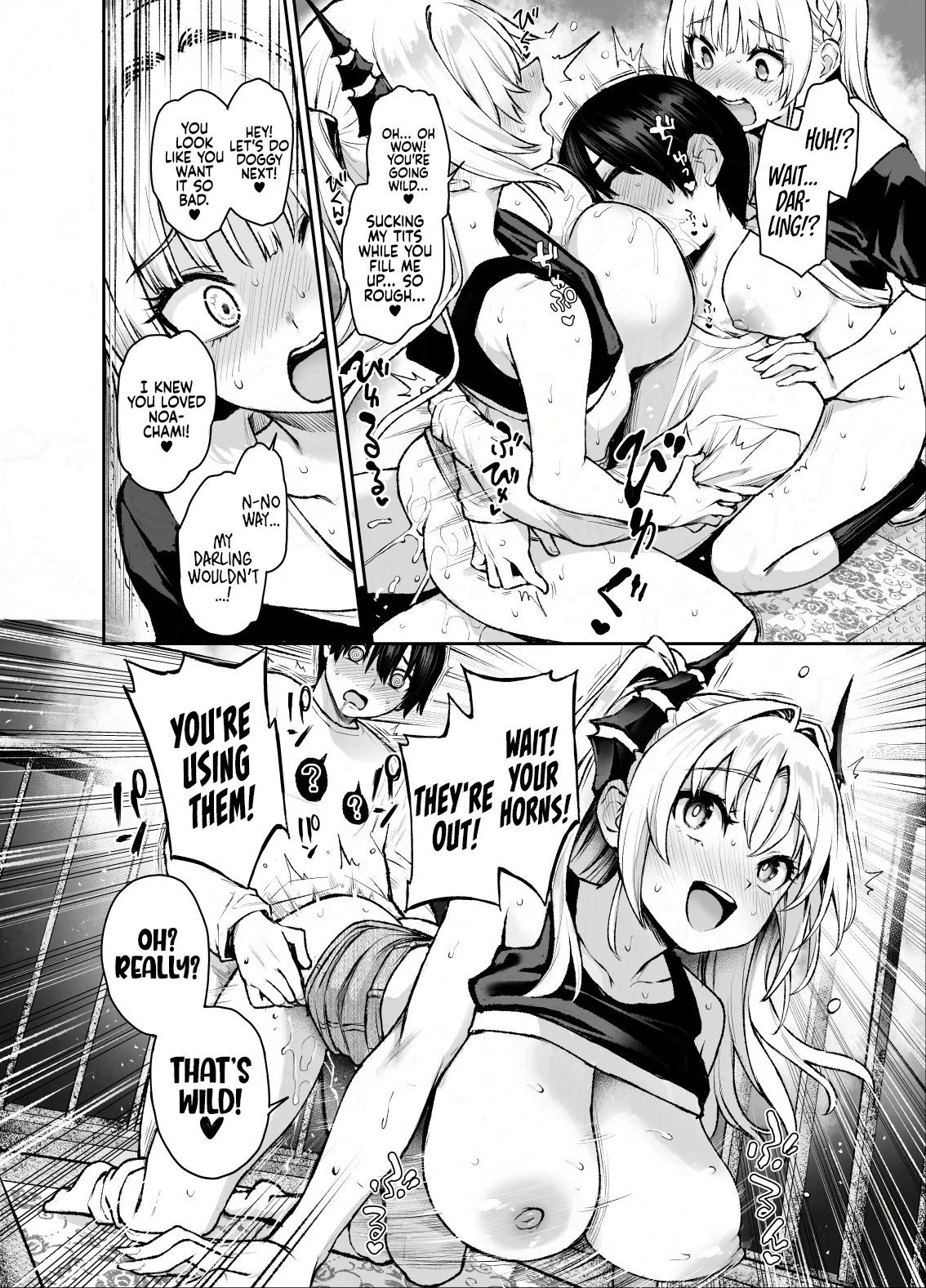 [Anmitsuyomogitei (Michiking)] Succubus Seitokai Shiko Shiko Shikkoubu 3 | Succubus Student Council Milking Club 3 [English] [Coffedrug] [Digital] Bildnummer 18