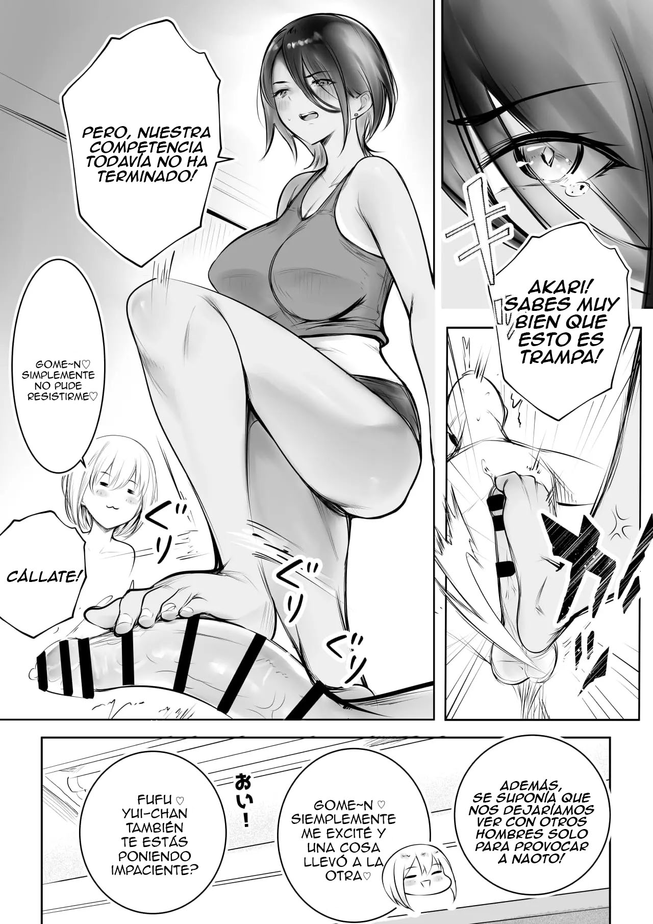 [Akirerushoujo (Akire)] Ecchi na Gal Oneechan-tachi to Amaama Seikatsu｜Mi Empalagosa Vida Sexual con Dos Hermanas Traviesas [Spanish] [Anything] 이미지 번호 39