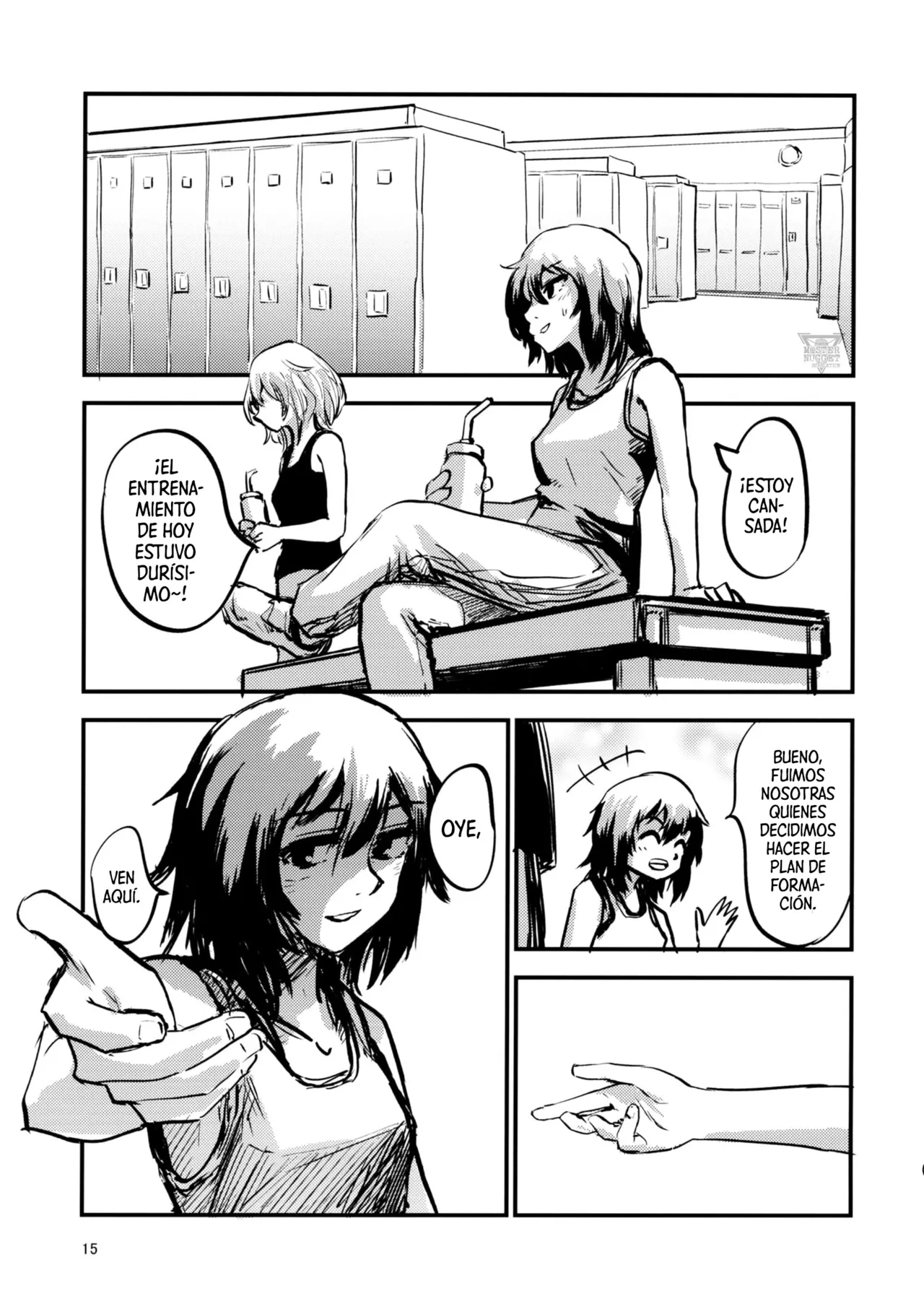 (Panzer Vor! 13) [Subuta Yuki] Sensha to Kenka to Kiss no Aji | El Sabor de los Tanques, las Riñas y los Besos (Girls und Panzer) [Mister Nugget] 14eme image