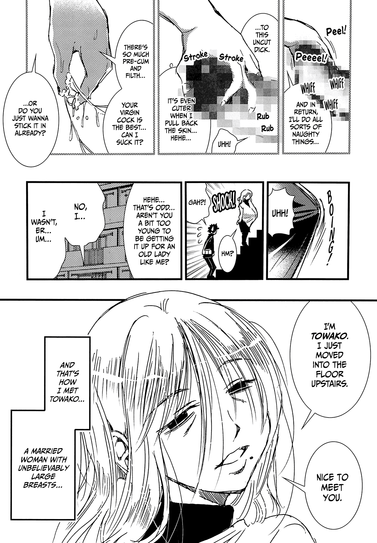 [Matsuyama Seiji] The Mature 56-Year-Old 256cm Bust Housewife With Big Saggy Breasts… That Took My Virginity [English] [Digital] image number 9