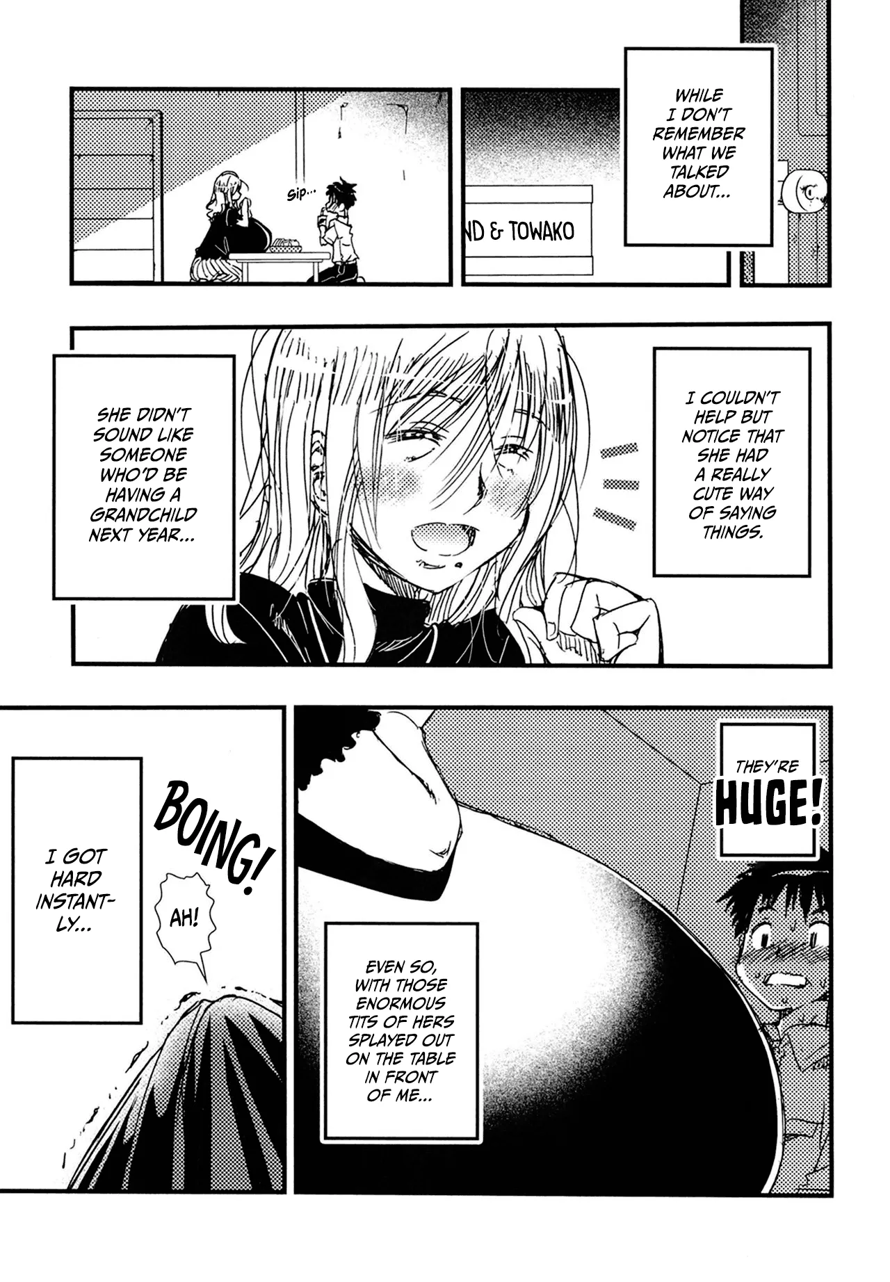 [Matsuyama Seiji] The Mature 56-Year-Old 256cm Bust Housewife With Big Saggy Breasts… That Took My Virginity [English] [Digital] image number 15