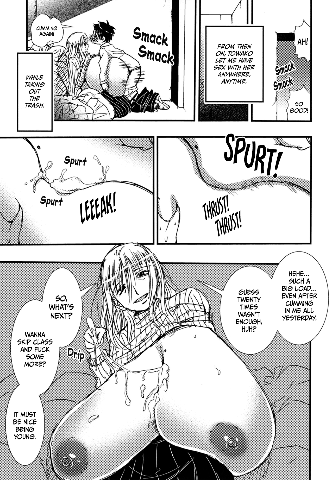 [Matsuyama Seiji] The Mature 56-Year-Old 256cm Bust Housewife With Big Saggy Breasts… That Took My Virginity [English] [Digital] image number 31