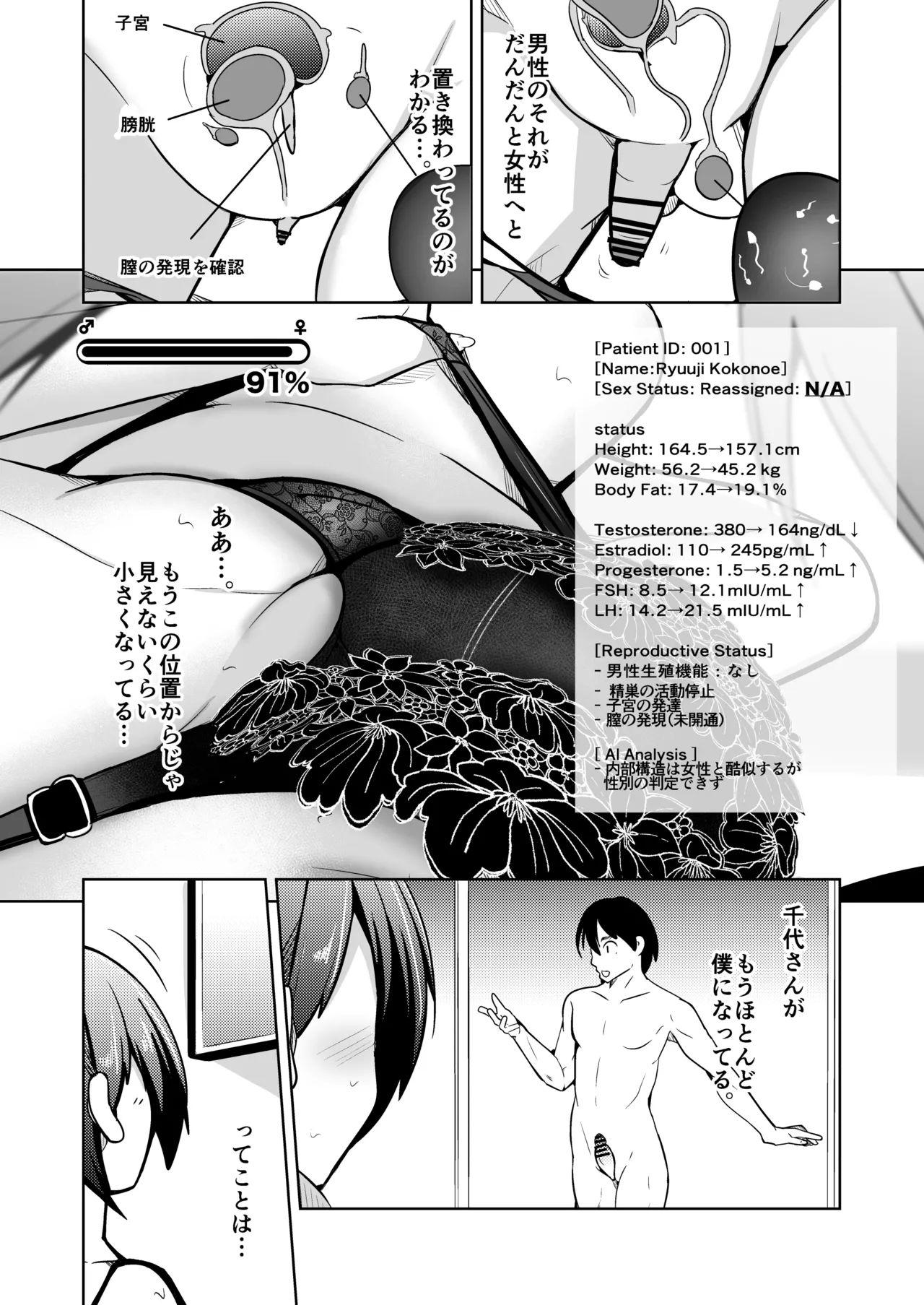 [Iwashita Shoten (Iwashita)] Chitsunai Shasei Suru Tabi ni Tagai no Youso ga Irekawatte Iku Hanashi 19eme image