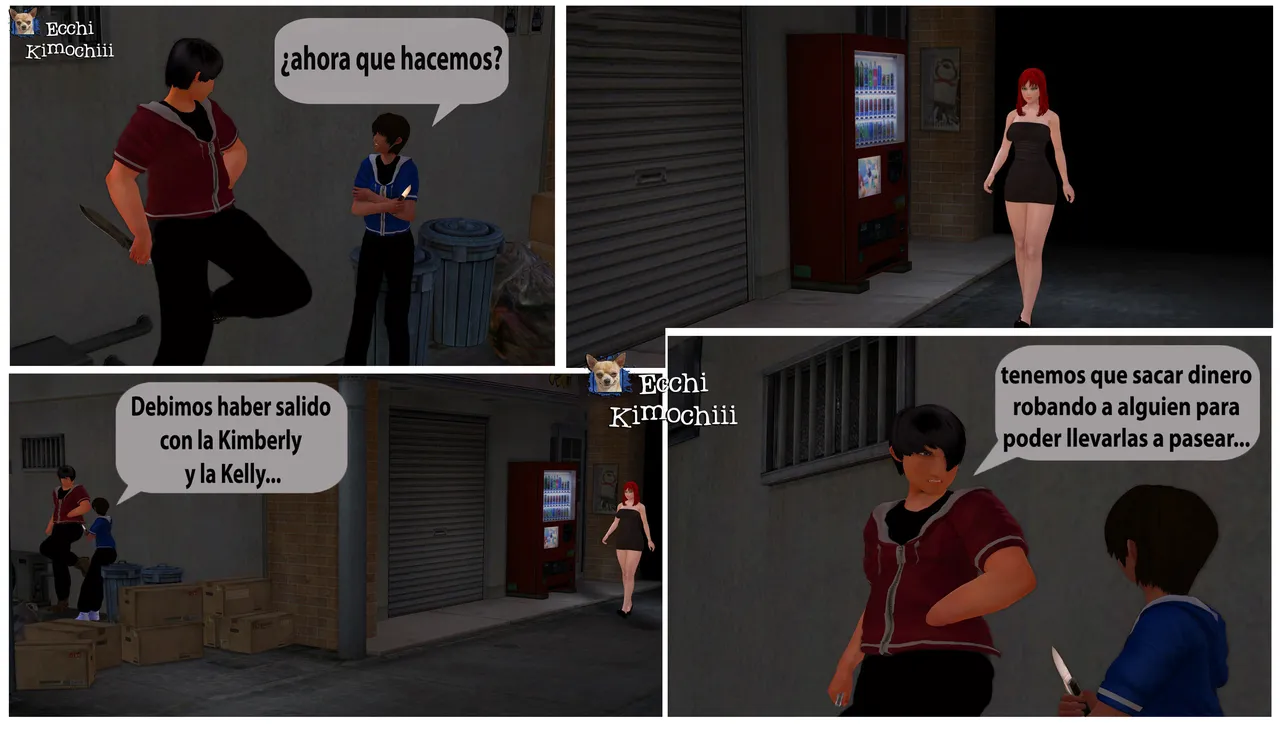 El robo en el callejón - Hecho por Ecchi Kimochiii (censored Edition) image number 2