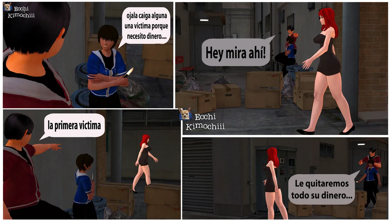 El robo en el callejón - Hecho por Ecchi Kimochiii (censored Edition) image number 3