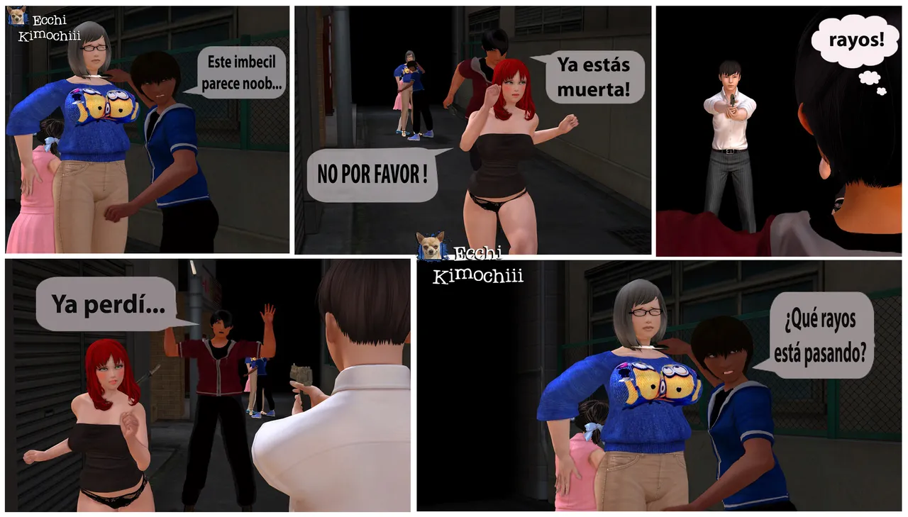 El robo en el callejón - Hecho por Ecchi Kimochiii (censored Edition) image number 10