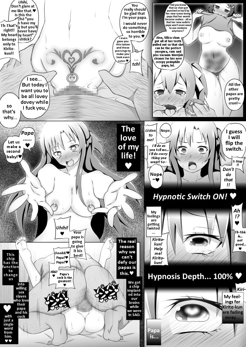[PAPER HEARTS (Roche)] Saimin Switch NTR Asuna-chan (Sword Art Online) [English] [Ichini-ni] 画像番号 3