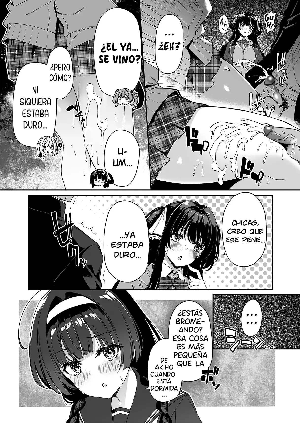 [Bottle Ship Bottler (Kazakura)] InCha Couple ga You Gal-tachi to SEX Training Suru Hanashi 2| La Tímida Pareja y las Brillantes Gals Tienen Entrenamiento Sexual Juntos 2 [Spanish] {akanameTL} [Decensored] 25eme image
