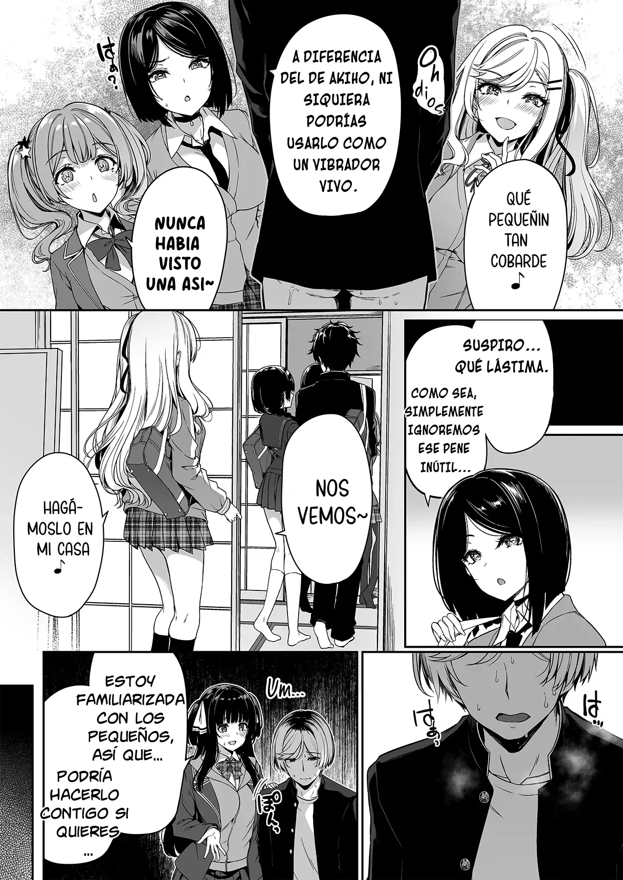 [Bottle Ship Bottler (Kazakura)] InCha Couple ga You Gal-tachi to SEX Training Suru Hanashi 2| La Tímida Pareja y las Brillantes Gals Tienen Entrenamiento Sexual Juntos 2 [Spanish] {akanameTL} [Decensored] 26eme image