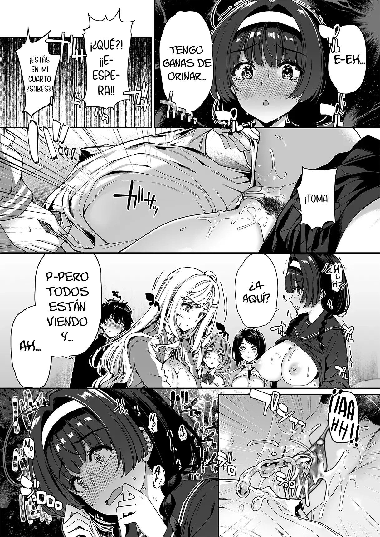 [Bottle Ship Bottler (Kazakura)] InCha Couple ga You Gal-tachi to SEX Training Suru Hanashi 2| La Tímida Pareja y las Brillantes Gals Tienen Entrenamiento Sexual Juntos 2 [Spanish] {akanameTL} [Decensored] 30eme image