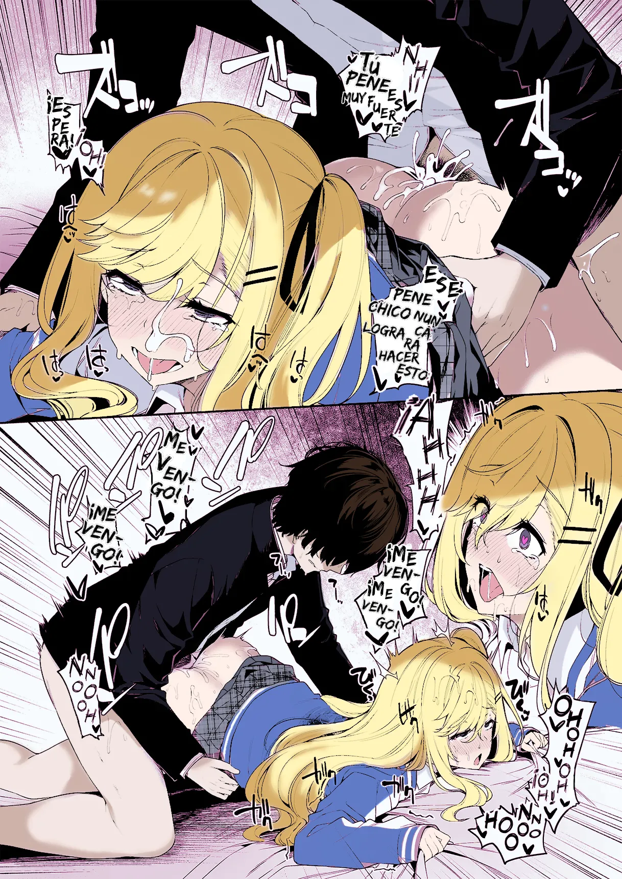 [Bottle Ship Bottler (Kazakura)] InCha Couple ga You Gal-tachi to SEX Training Suru Hanashi 2| La Tímida Pareja y las Brillantes Gals Tienen Entrenamiento Sexual Juntos 2 [Spanish] {akanameTL} [Decensored] 38eme image