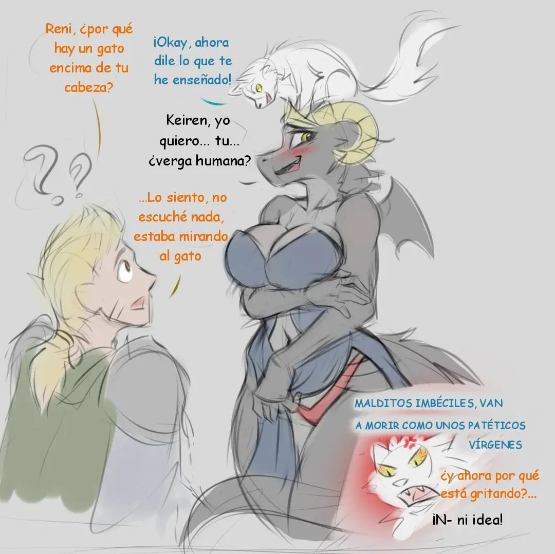 [NaiveTabby (Naive_tabby)] Horny and Scaly (en proceso) (King crimson) Bildnummer 1