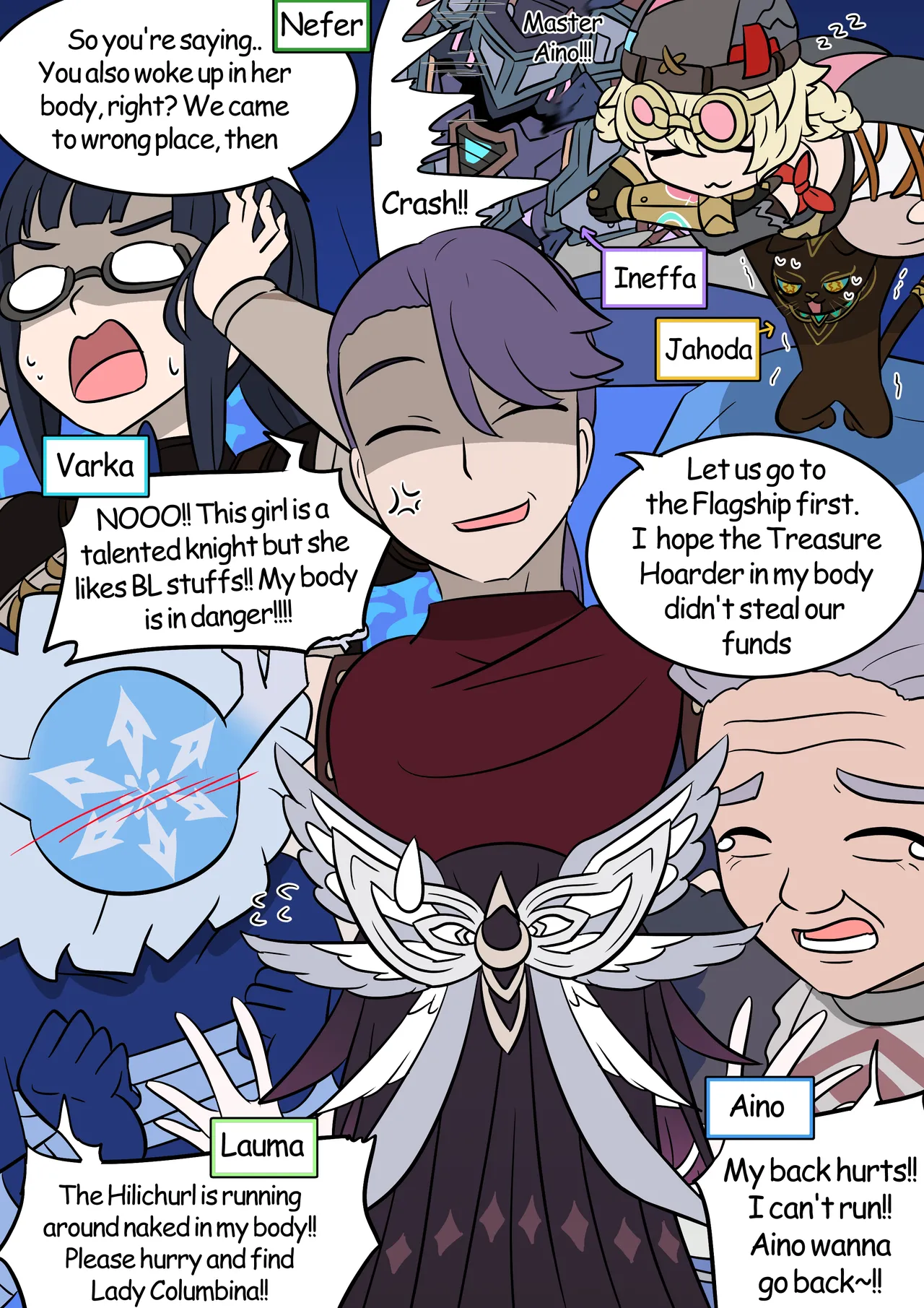 [Vel] Columbina's Prank (Genshin Impact) [English] 图片编号 3