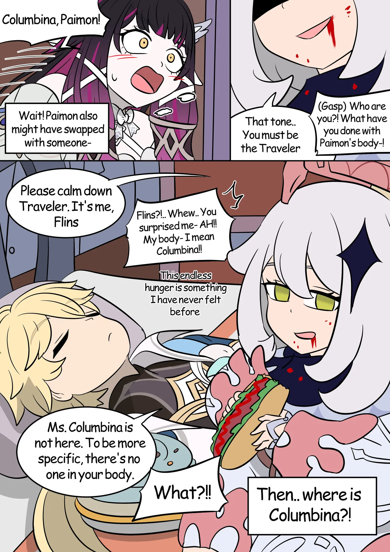 [Vel] Columbina's Prank (Genshin Impact) [English] 图片编号 4