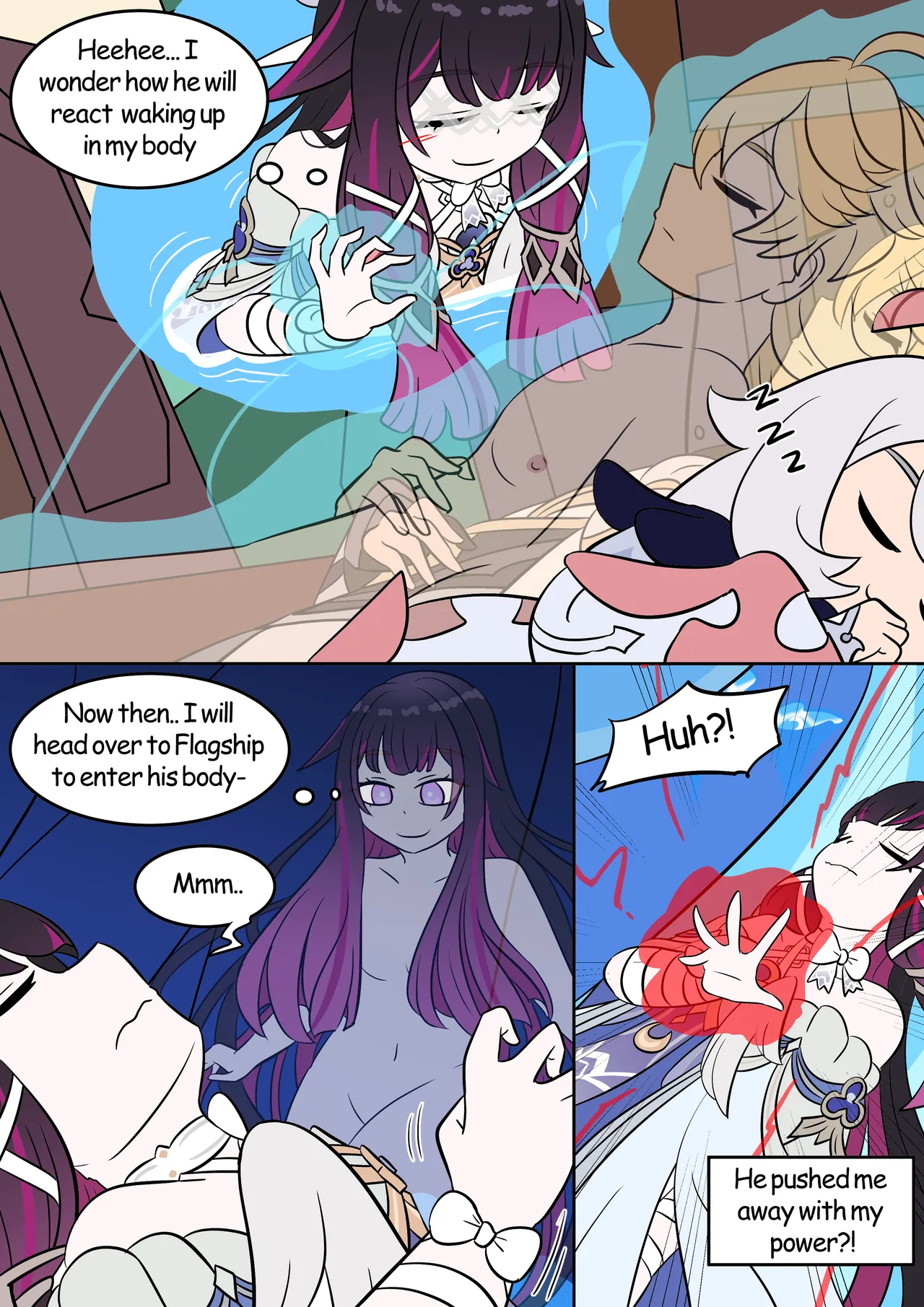 [Vel] Columbina's Prank (Genshin Impact) [English] 图片编号 5