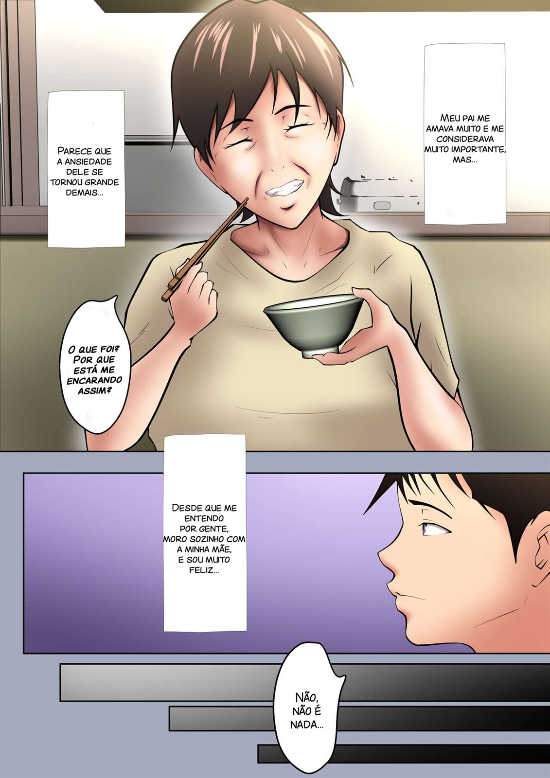 [Pentacle (Shimipan)] Okaa-san ga Onanie Shiteita Node... | Porque minha mãe estava se masturbando... [Portuguese-BR] image number 8