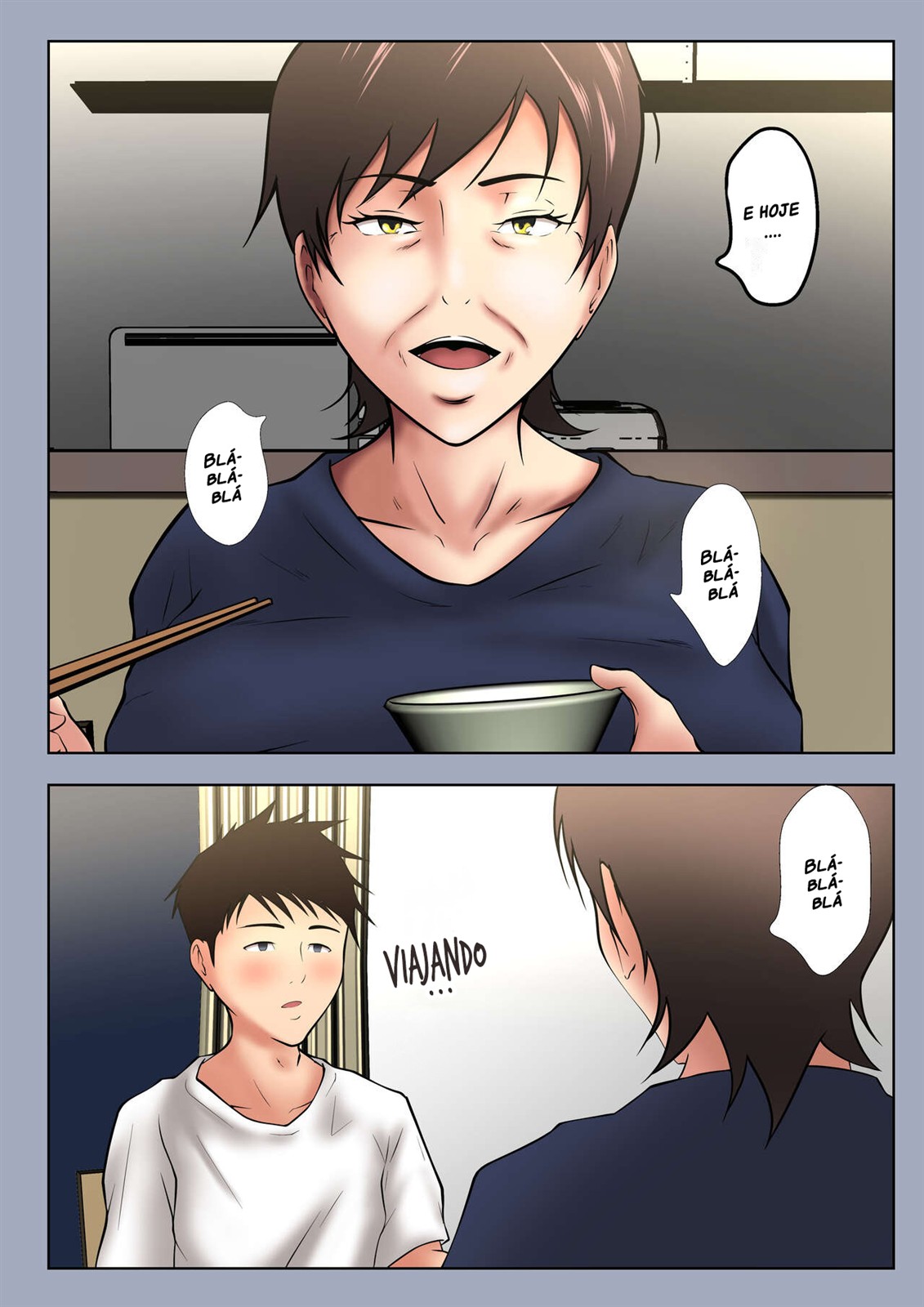 [Pentacle (Shimipan)] Okaa-san ga Onanie Shiteita Node... | Porque minha mãe estava se masturbando... [Portuguese-BR] image number 12