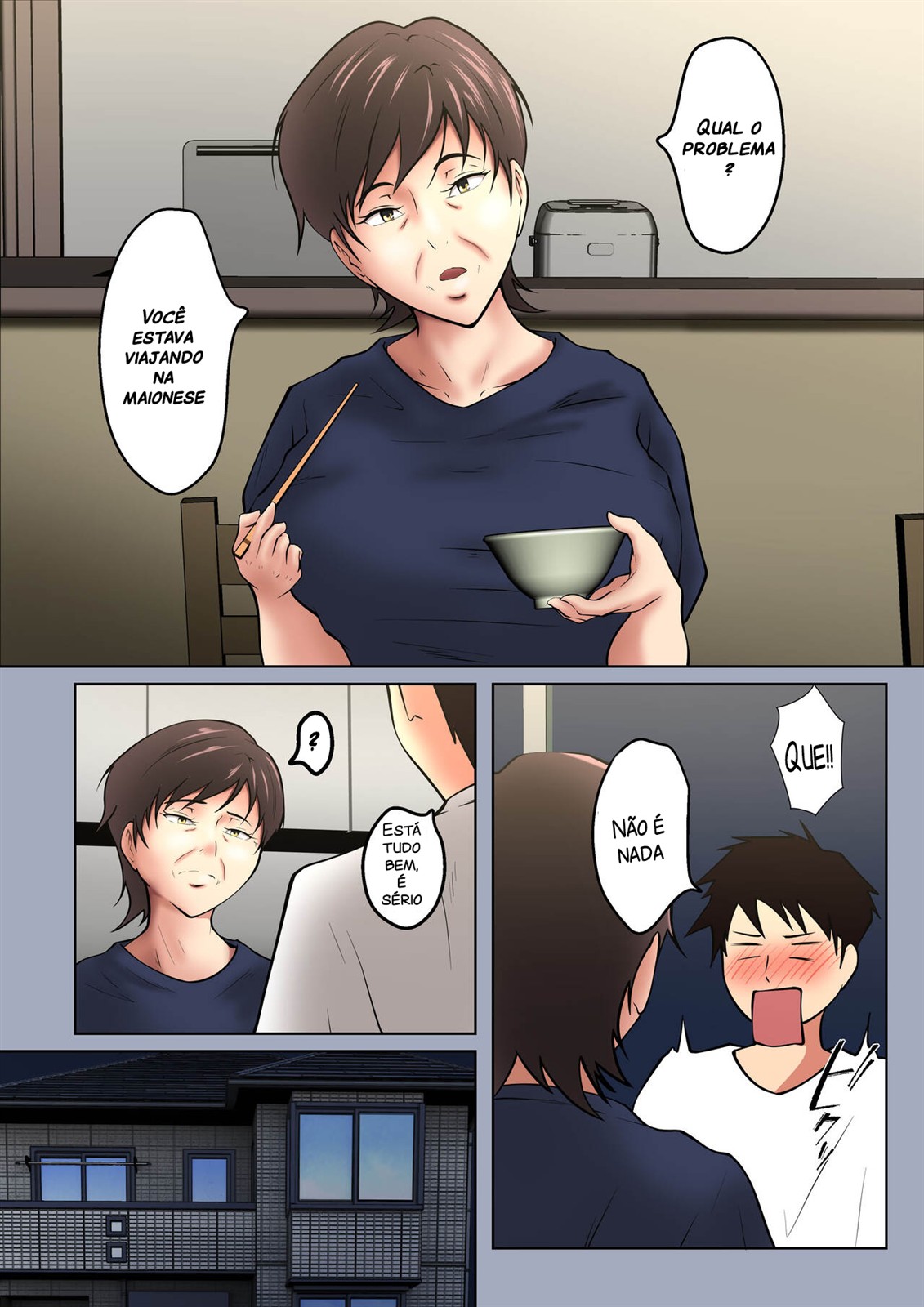 [Pentacle (Shimipan)] Okaa-san ga Onanie Shiteita Node... | Porque minha mãe estava se masturbando... [Portuguese-BR] image number 14