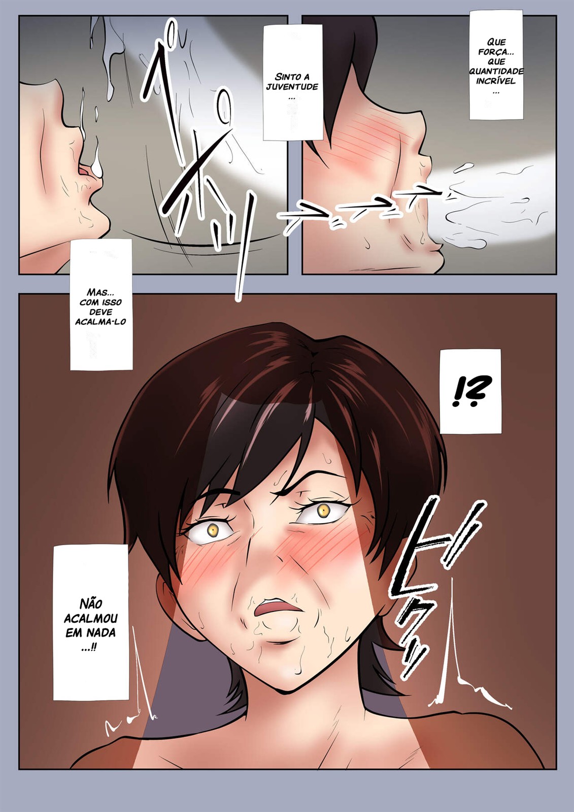 [Pentacle (Shimipan)] Okaa-san ga Onanie Shiteita Node... | Porque minha mãe estava se masturbando... [Portuguese-BR] image number 29