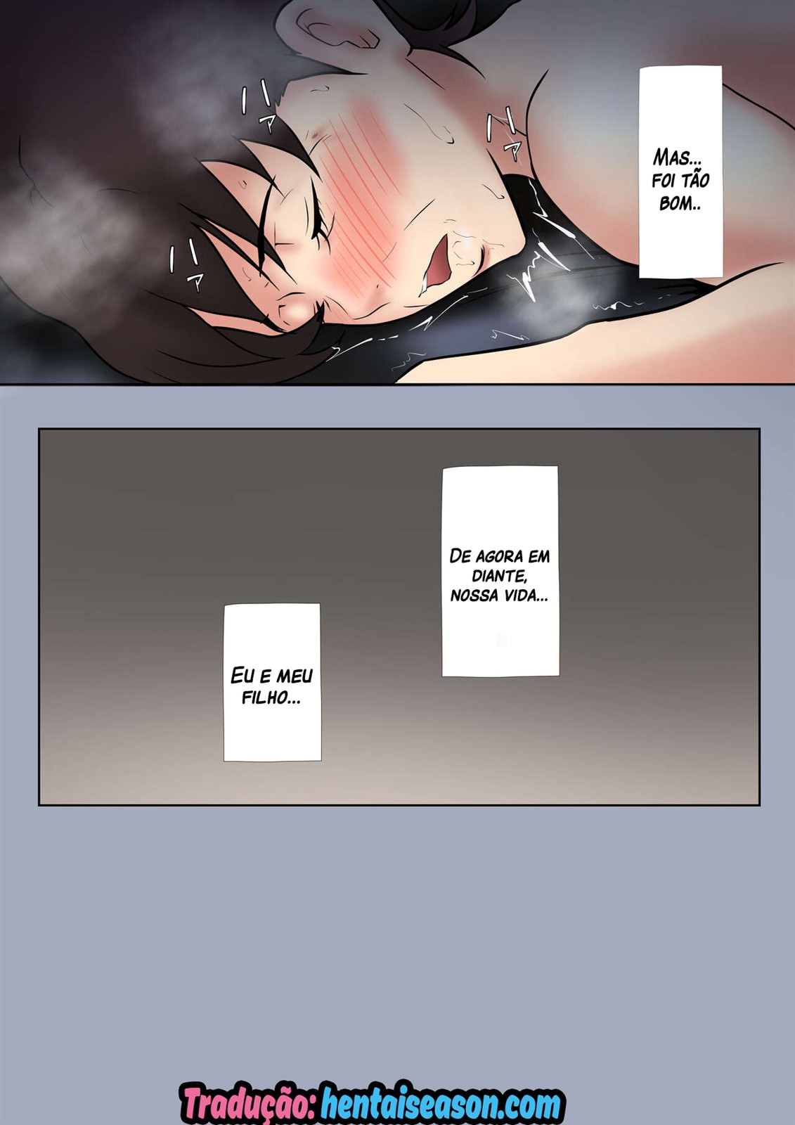 [Pentacle (Shimipan)] Okaa-san ga Onanie Shiteita Node... | Porque minha mãe estava se masturbando... [Portuguese-BR] image number 50