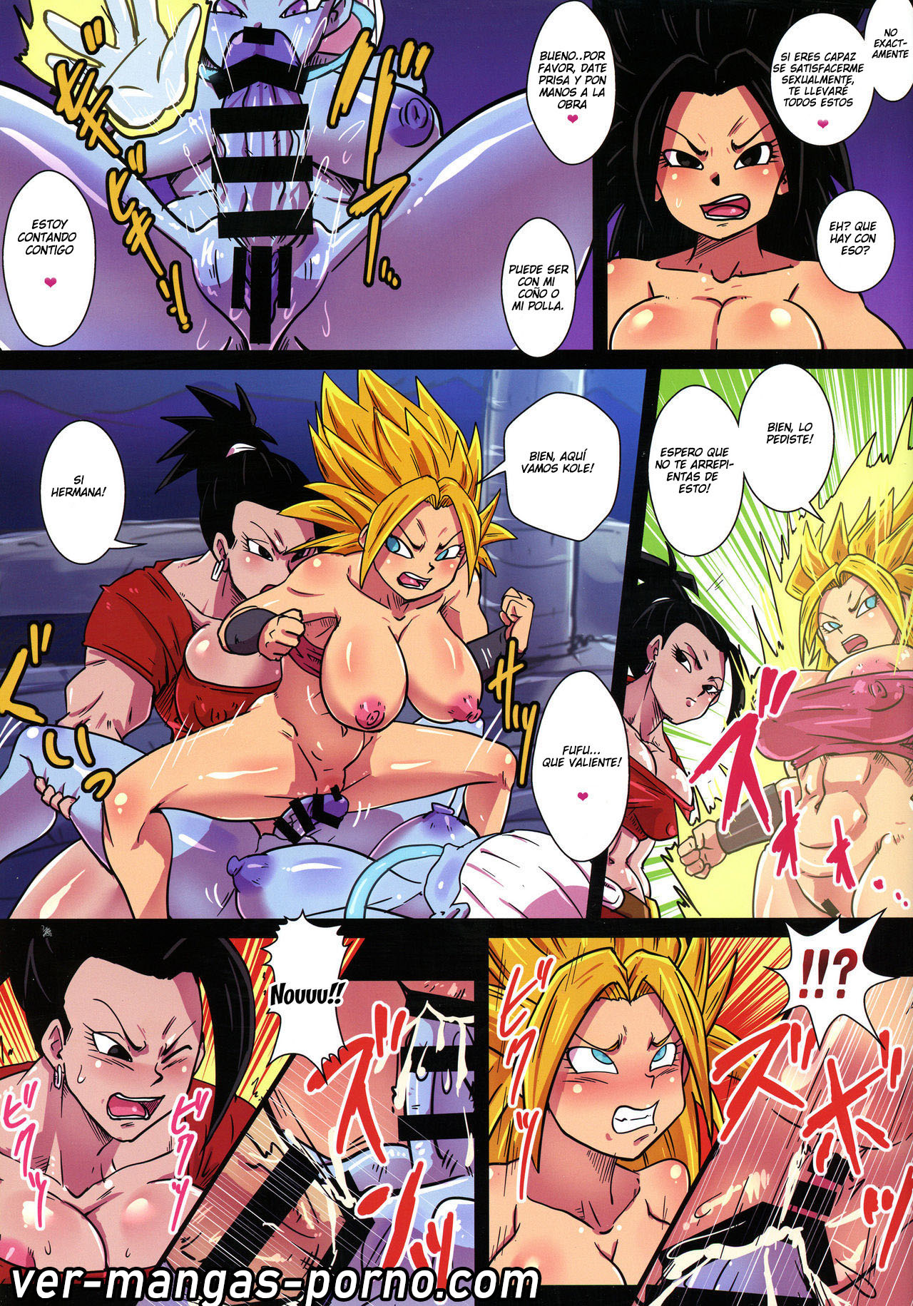 (C95) [Yuzuponz (Rikka Kai)] Dai 6 Uchuu no Tenshi to Saranaru Chou Tokkun (Dragon Ball Super) [Spanish] [Ver-Mangas-Porno.com] 画像番号 11