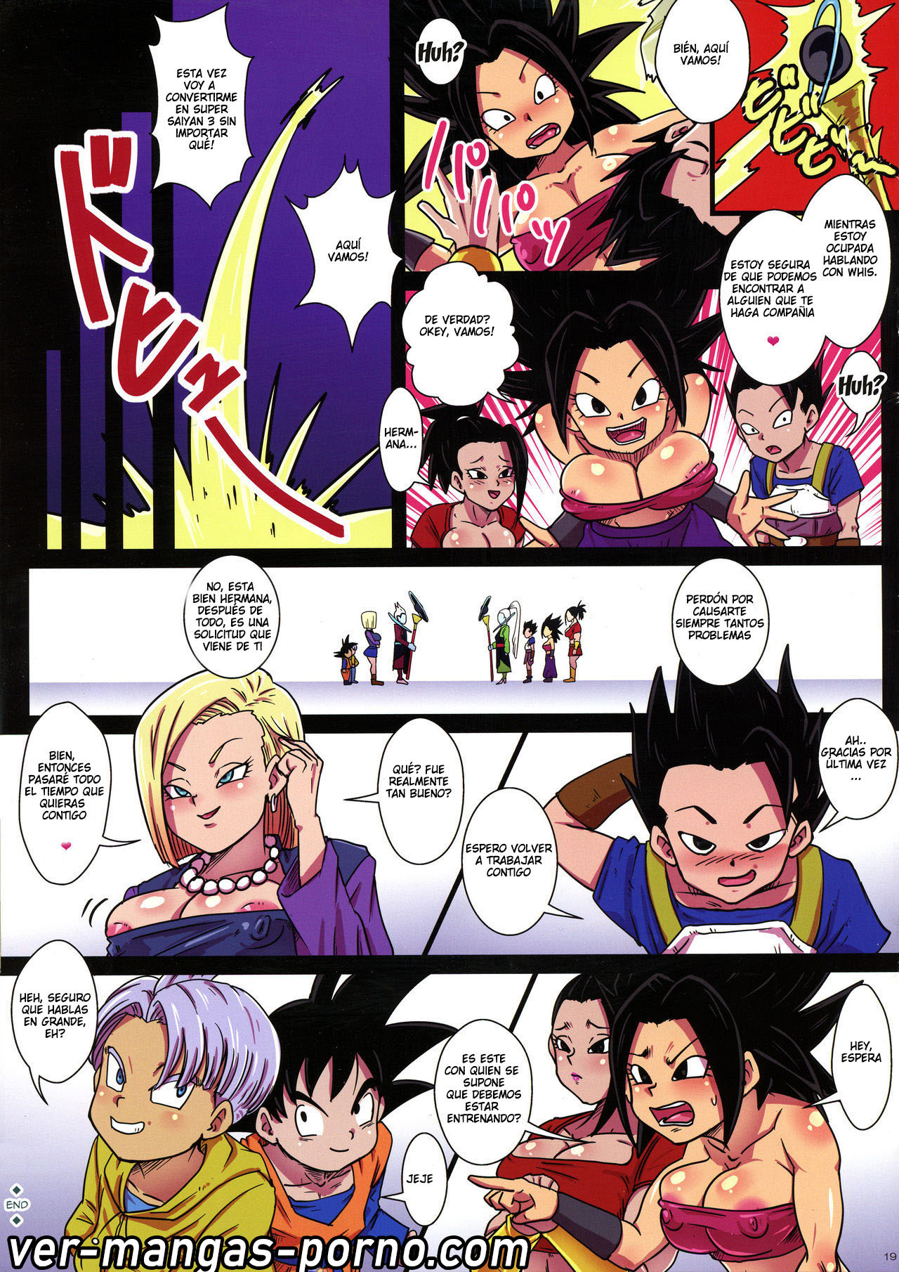 (C95) [Yuzuponz (Rikka Kai)] Dai 6 Uchuu no Tenshi to Saranaru Chou Tokkun (Dragon Ball Super) [Spanish] [Ver-Mangas-Porno.com] 画像番号 19