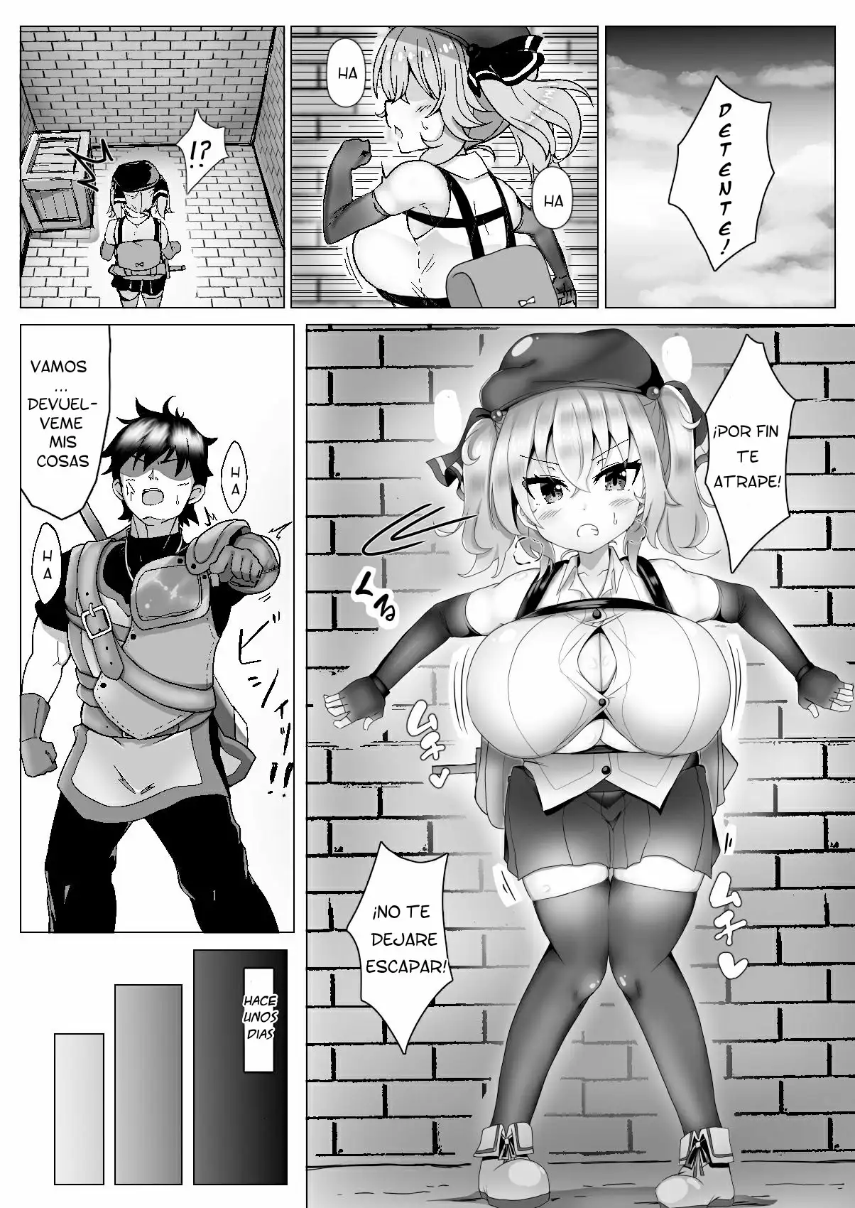 [FAP Seisakusho (Takimoto Yukari)] Pícara que usa su pecho para derrotar a otros, ¡¡¡No perderé!!! [Spanish] [Digital] изображение № 3