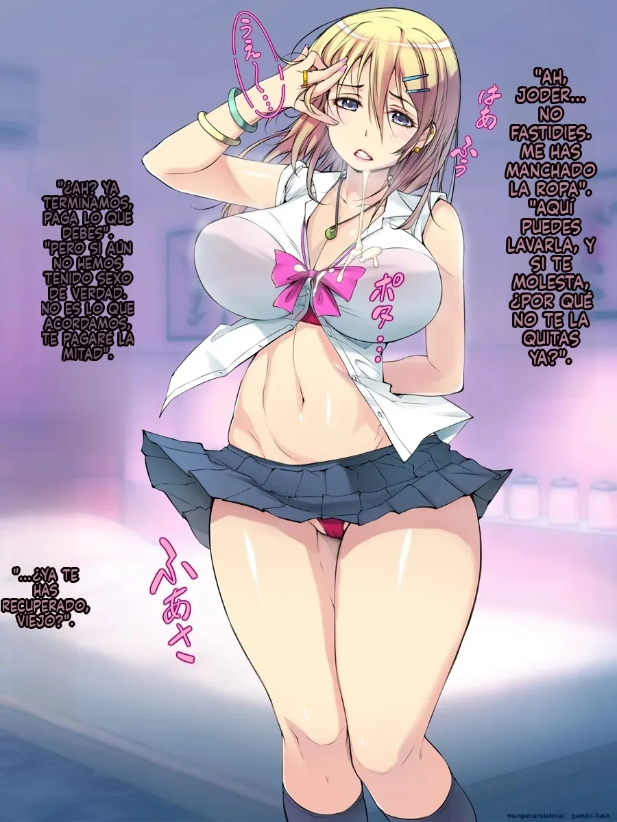 Enkou JK ni Zettai Nakadashi Suru Man Namaiki Batoukei Gal Hen (Spanish) MTL image number 17