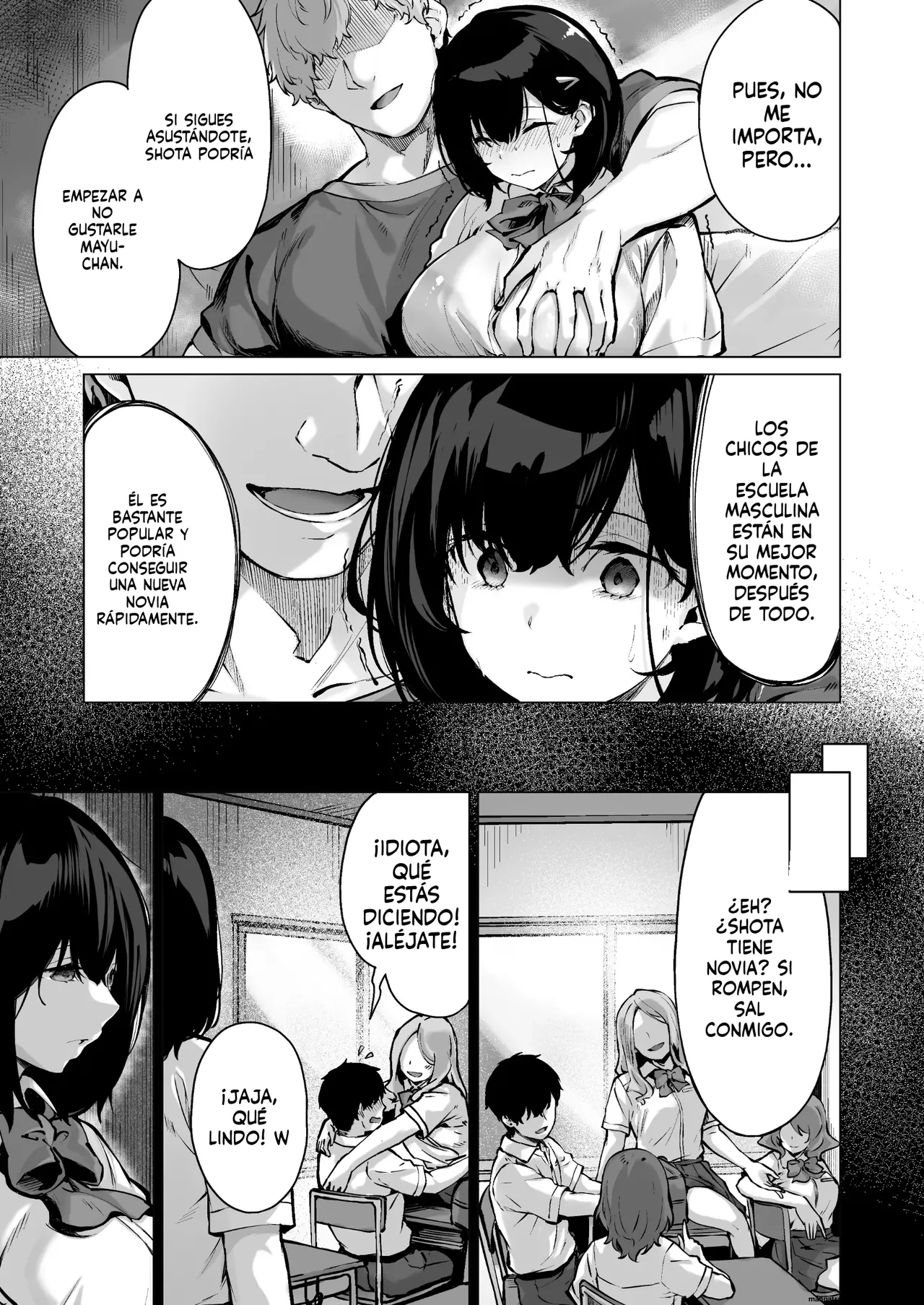 [Doushoku (Hinasaki Yo)] Koibito no Renshuu. ~Ore no Ani ni Netorareru Seijun Kanojo~ - Playing lovers｜Practicando para ser Novios. ~Mi Inocente Novia es Tomada por mi Hermano Mayor~ - Jugando a ser Novios [Spanish] [FallenSub] [Digital] image number 9