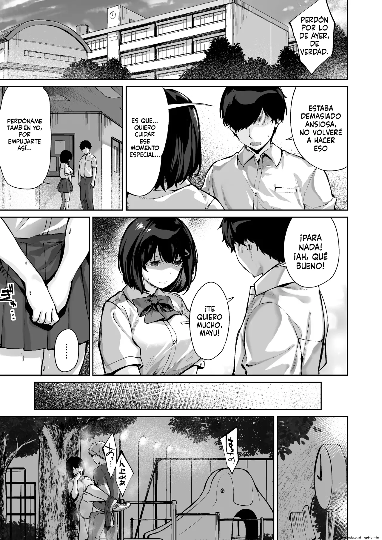 [Doushoku (Hinasaki Yo)] Koibito no Renshuu. ~Ore no Ani ni Netorareru Seijun Kanojo~ - Playing lovers｜Practicando para ser Novios. ~Mi Inocente Novia es Tomada por mi Hermano Mayor~ - Jugando a ser Novios [Spanish] [FallenSub] [Digital] image number 21