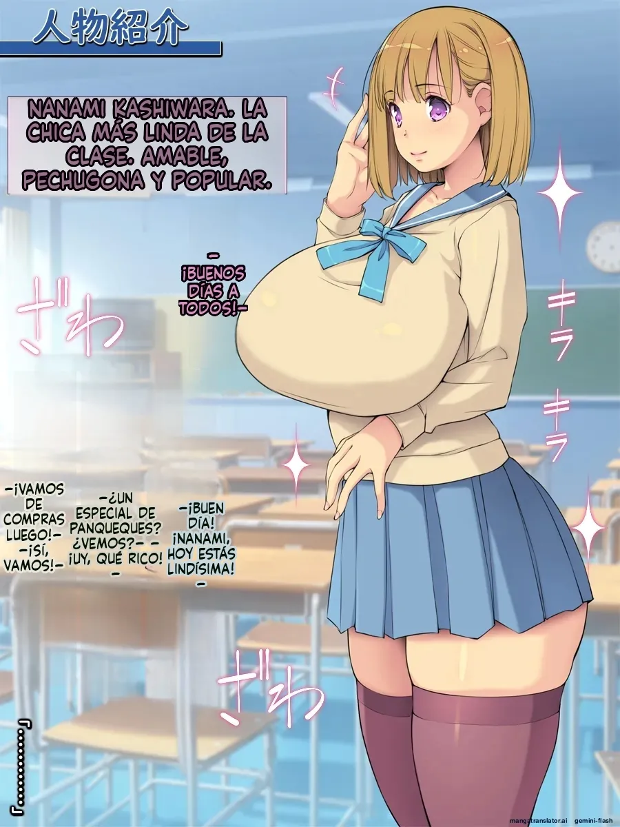 Totsugeki Doukyuusei ga Fuuzoku-jou Minna ni wa Himitsu ni Shite... Kudasai (Spanish) MTL image number 3