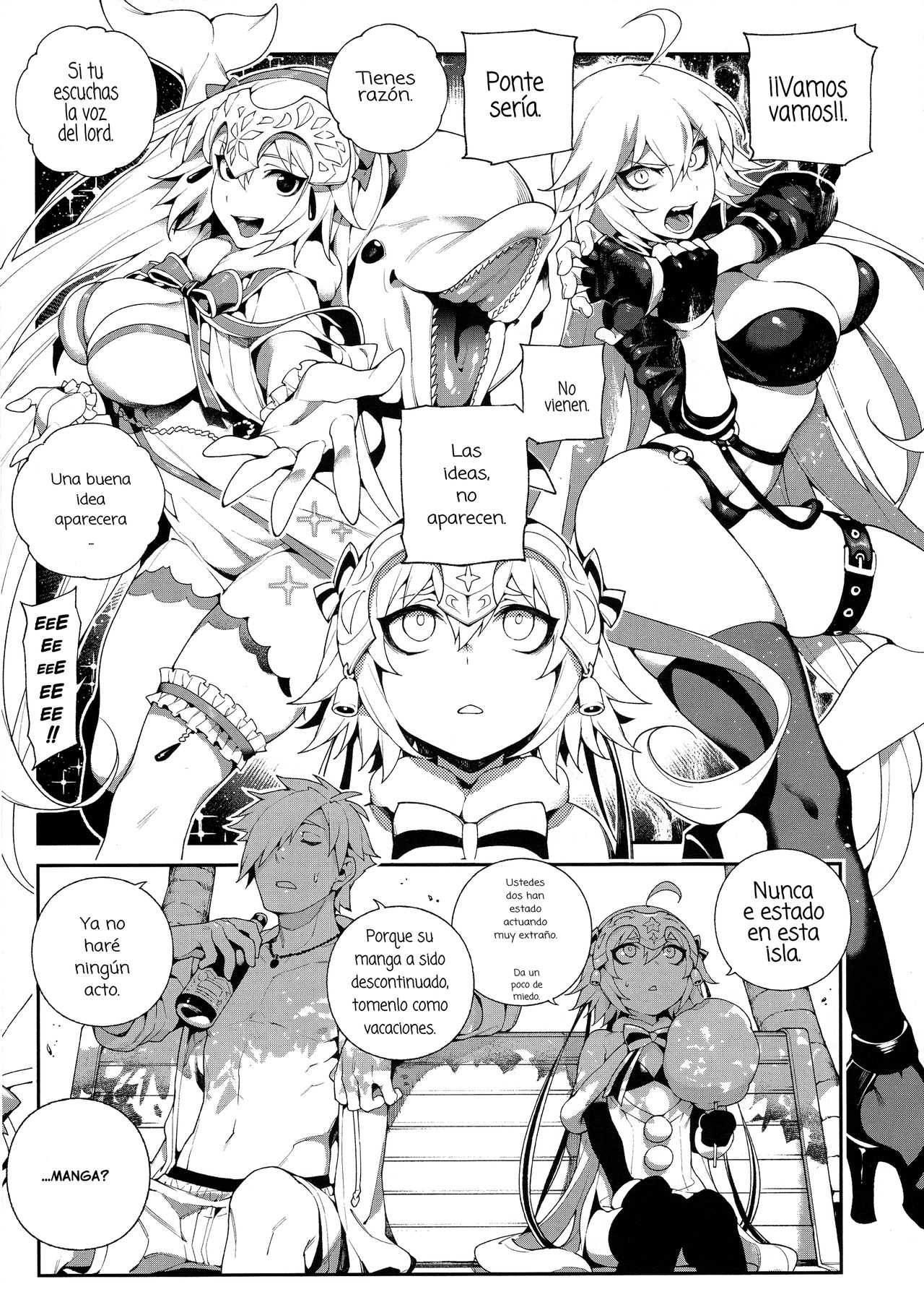 [Bear Hand (Fishine, Ireading)] CHALDEA MANIA・Kuro & Shiro | CHALDEA MANIA・Black & White (Fate/Grand Order) Spanish [Amaterasu] image number 5