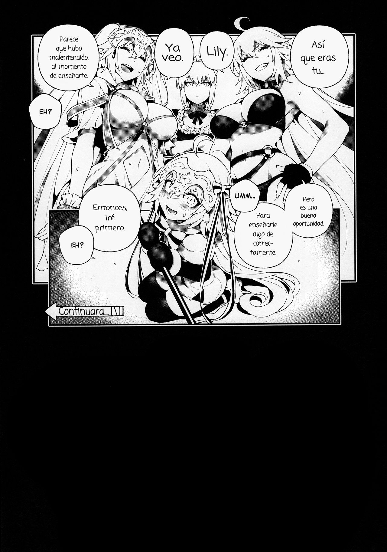 [Bear Hand (Fishine, Ireading)] CHALDEA MANIA・Kuro & Shiro | CHALDEA MANIA・Black & White (Fate/Grand Order) Spanish [Amaterasu] image number 25