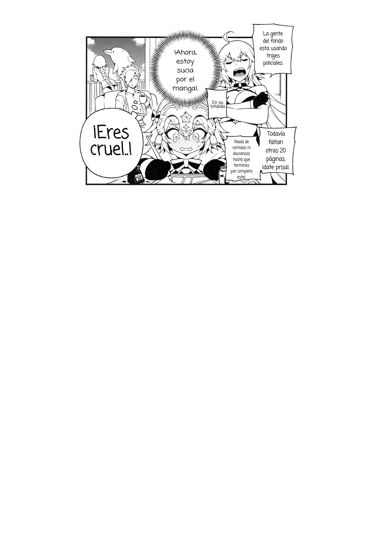 [Bear Hand (Fishine, Ireading)] CHALDEA MANIA・Kuro & Shiro | CHALDEA MANIA・Black & White (Fate/Grand Order) Spanish [Amaterasu] image number 26