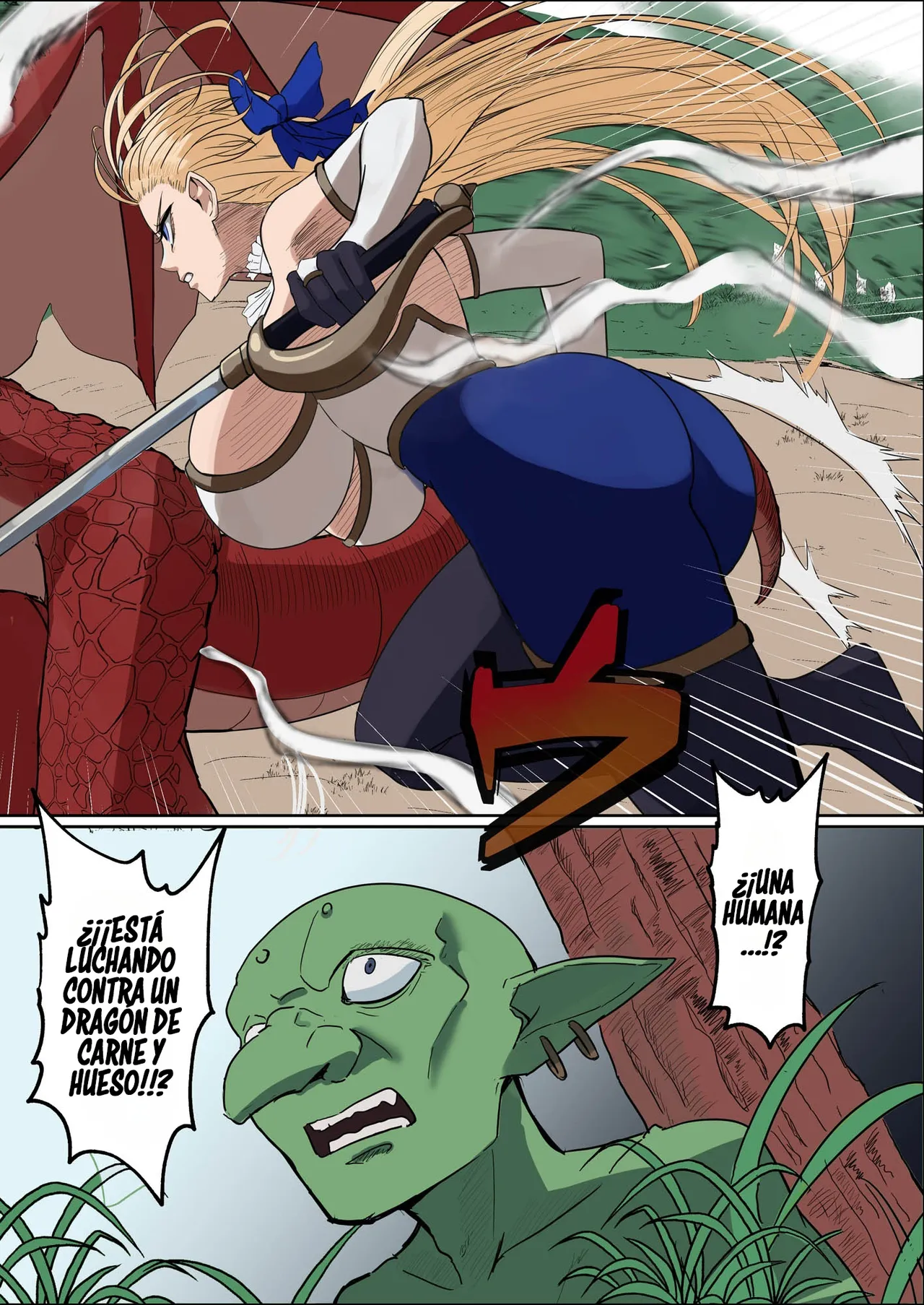 [Mainichi Angel] Caballera Femenina de Enormes Pechos: ¿¡Aliarme con un monstruo debilucho!? ¿Qué clase de broma es esta? [Spanish] [MerylSubs] [Digital] numero di immagine  7