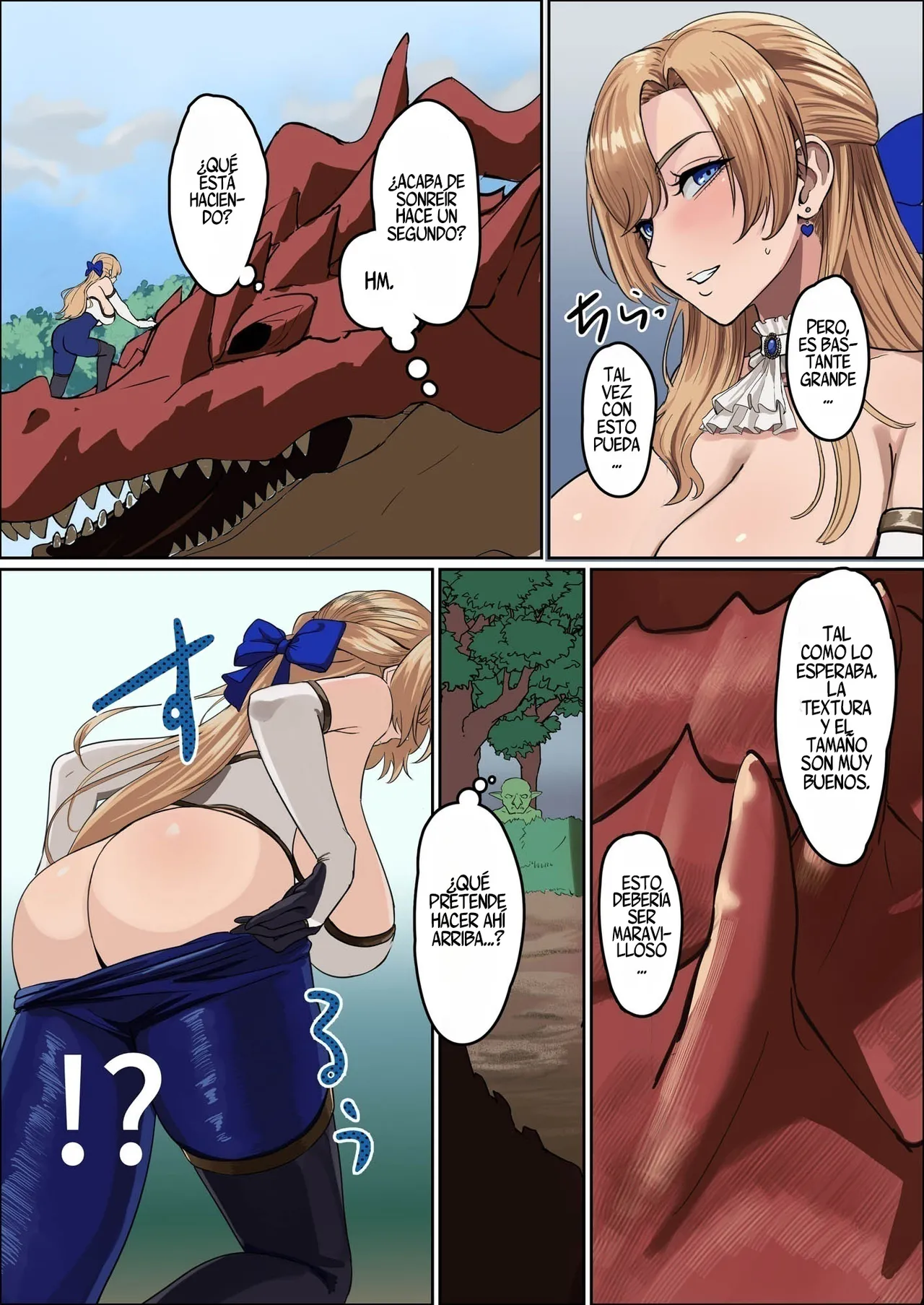[Mainichi Angel] Caballera Femenina de Enormes Pechos: ¿¡Aliarme con un monstruo debilucho!? ¿Qué clase de broma es esta? [Spanish] [MerylSubs] [Digital] numero di immagine  16