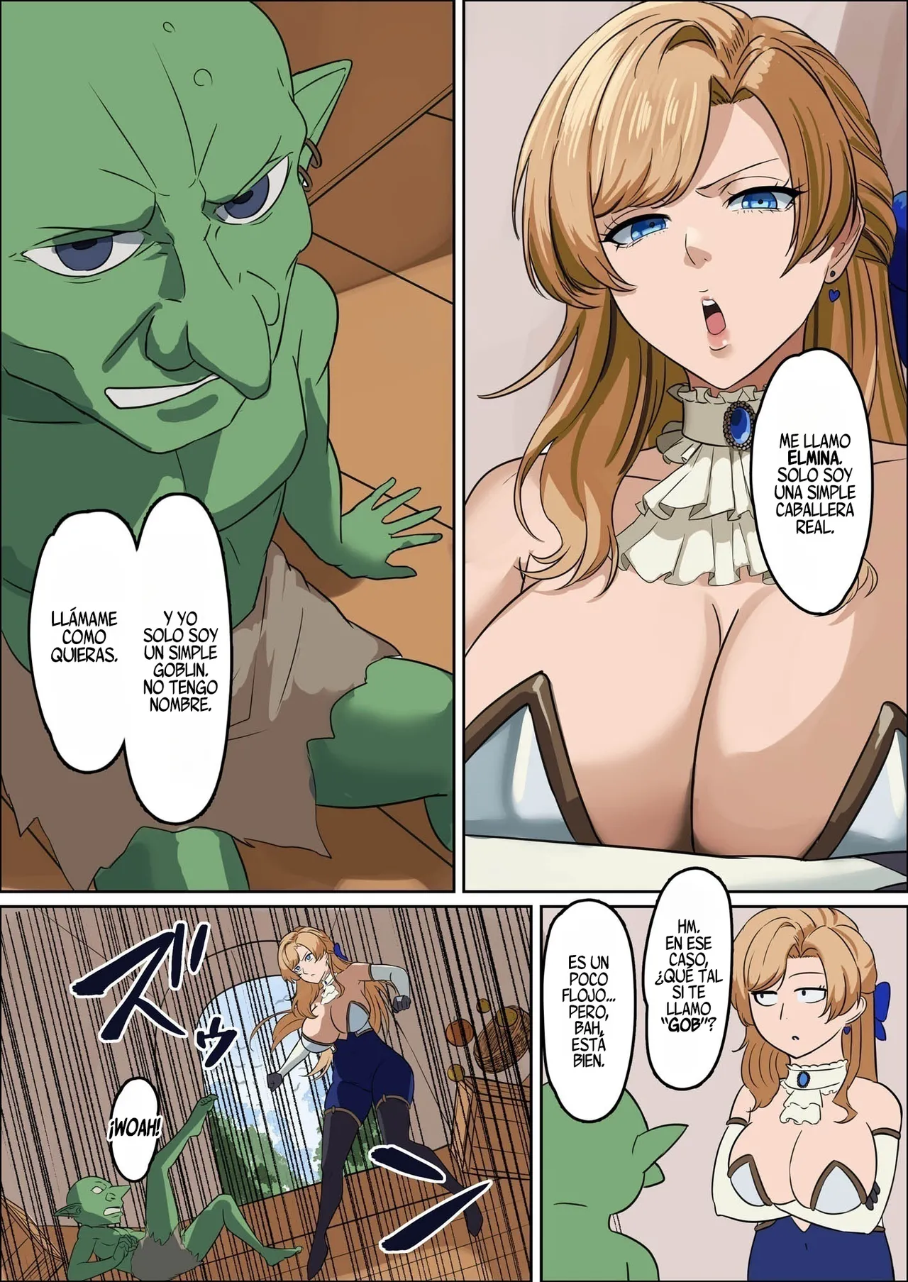 [Mainichi Angel] Caballera Femenina de Enormes Pechos: ¿¡Aliarme con un monstruo debilucho!? ¿Qué clase de broma es esta? [Spanish] [MerylSubs] [Digital] numero di immagine  58