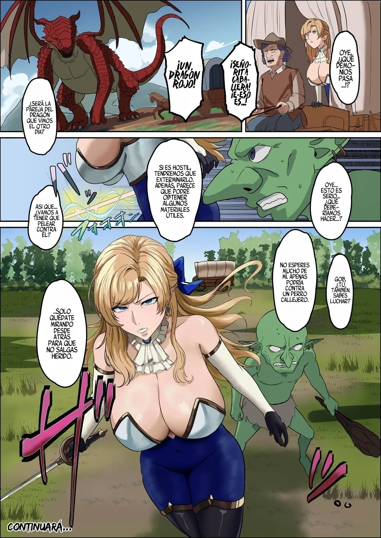 [Mainichi Angel] Caballera Femenina de Enormes Pechos: ¿¡Aliarme con un monstruo debilucho!? ¿Qué clase de broma es esta? [Spanish] [MerylSubs] [Digital] numero di immagine  59