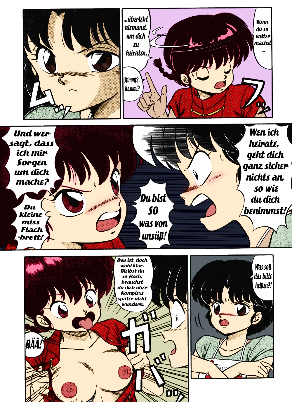 [Takashi Taya] Dumme Akane | Stupid Akane (Ranma 1/2) [German] [Collor] Bildnummer 4