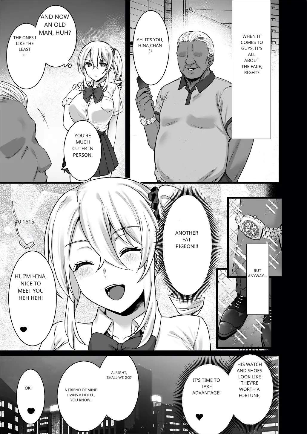 [[Abe Inori] Rental Tanetsuke Oji-san 4 ~Papakatsu o Akuyou suru Namaiki Gal ni Oshioki Rinkan Party~ [Eng] [AI Translated] Bildnummer 8