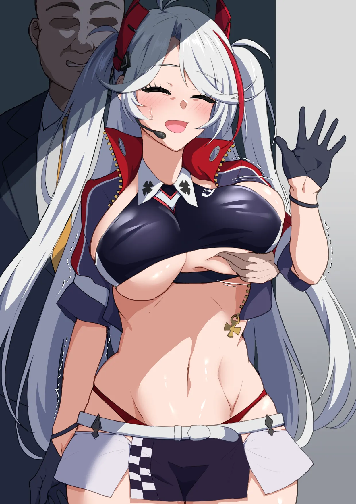 [4terabyte] レースの悪徳スポンサーにセクハラされるプリンツ・オイゲン (アズールレーン) 画像番号 1