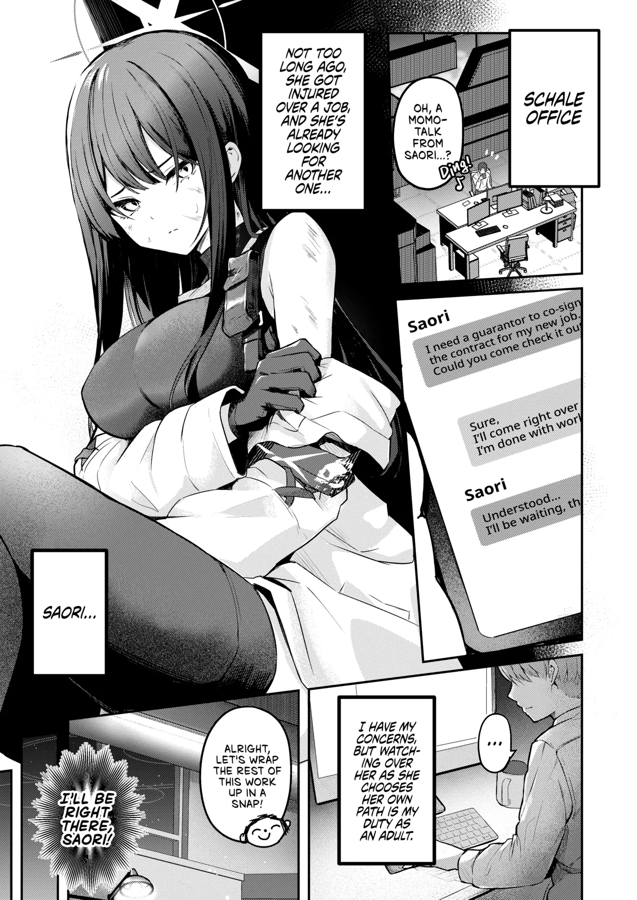 [N7747, MASKDO (Isegawa Yasutaka, Masco)] Akenai Yoru o Owarasete.... | Put This Endless Night to Rest... (Blue Archive) [English] [head empty] [Digital] image number 2