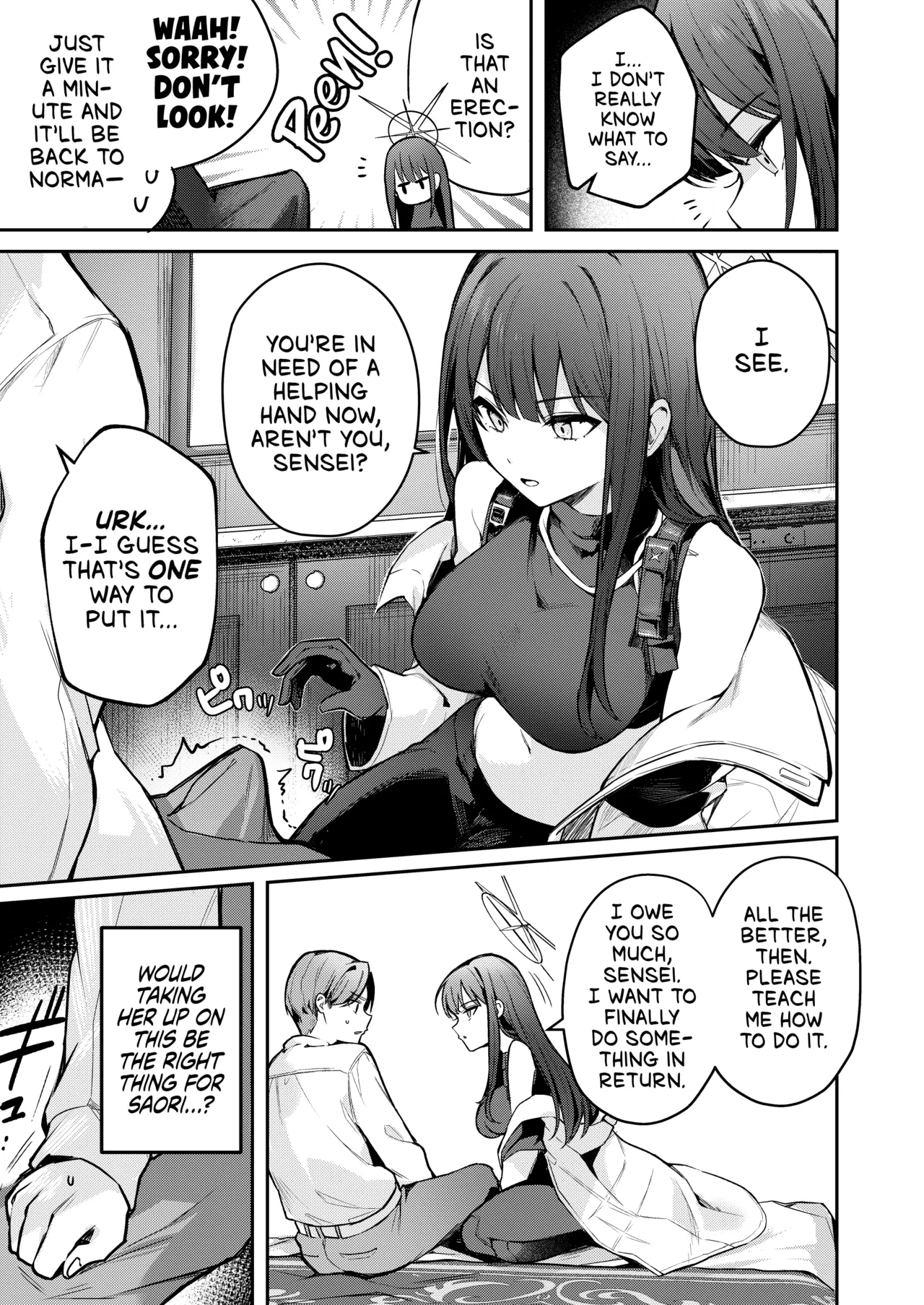 [N7747, MASKDO (Isegawa Yasutaka, Masco)] Akenai Yoru o Owarasete.... | Put This Endless Night to Rest... (Blue Archive) [English] [head empty] [Digital] image number 8