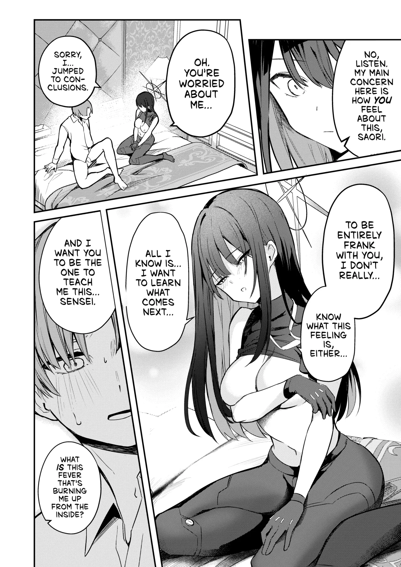 [N7747, MASKDO (Isegawa Yasutaka, Masco)] Akenai Yoru o Owarasete.... | Put This Endless Night to Rest... (Blue Archive) [English] [head empty] [Digital] image number 15