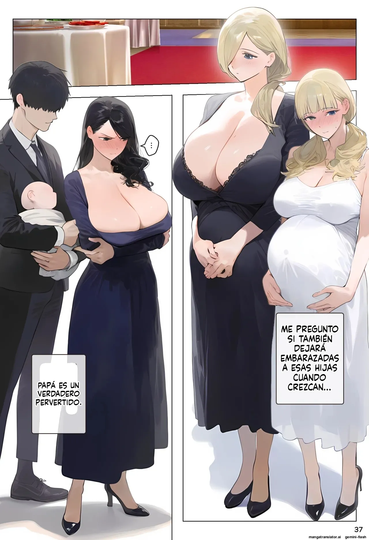 Saimin appde jein shihai ninshin tekirei dekachichi bijin ojisan akachang takuranchuu 7 - Panic america (Spanish) MTL Bildnummer 37