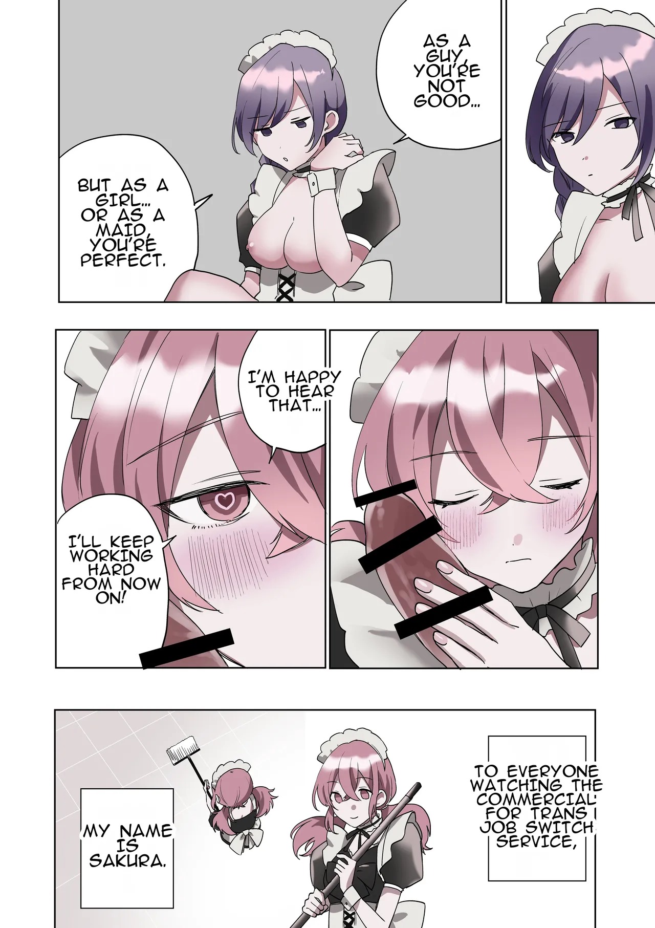 [Amulai Okashi Seisakusho (Hoshino Iro)] TS Shita Boku no Shiawase Meido-san Seikatsu | My Happy Maid Life After TS 43eme image