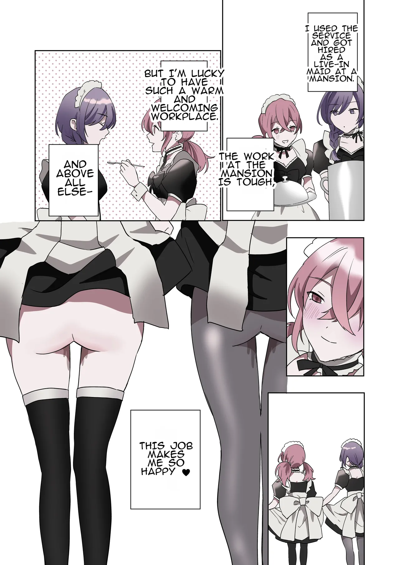 [Amulai Okashi Seisakusho (Hoshino Iro)] TS Shita Boku no Shiawase Meido-san Seikatsu | My Happy Maid Life After TS 44eme image