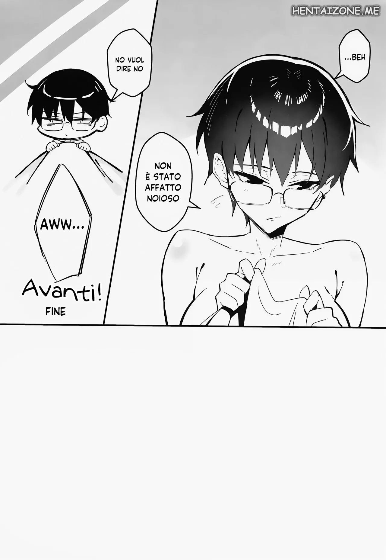 [Sukebe Hatsudenjo (Hatsuden Pengin)] Buaisou na Kakure Kyonyuu Boyish Kanojo to Taikutsu na Date | Un Appuntamento con la Mia Ragazza Ottusa e Infantile [Italian] [Digital] Bildnummer 31